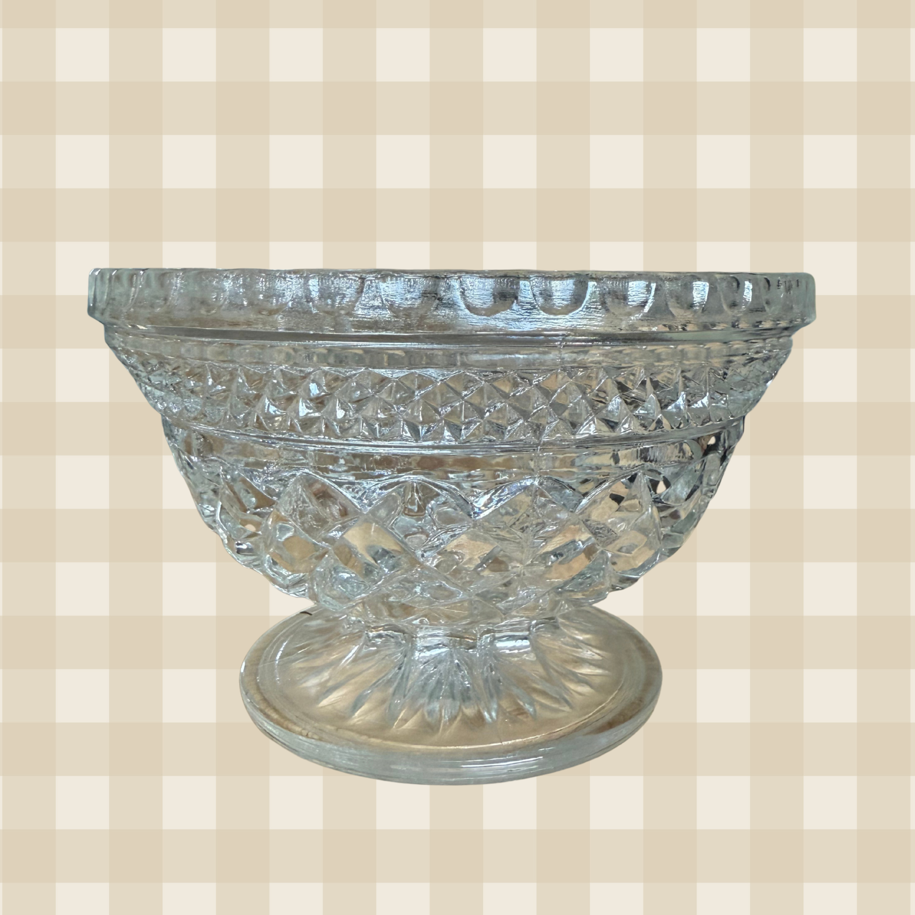 Anchor Hocking Wexford punch bowl at Goodwill