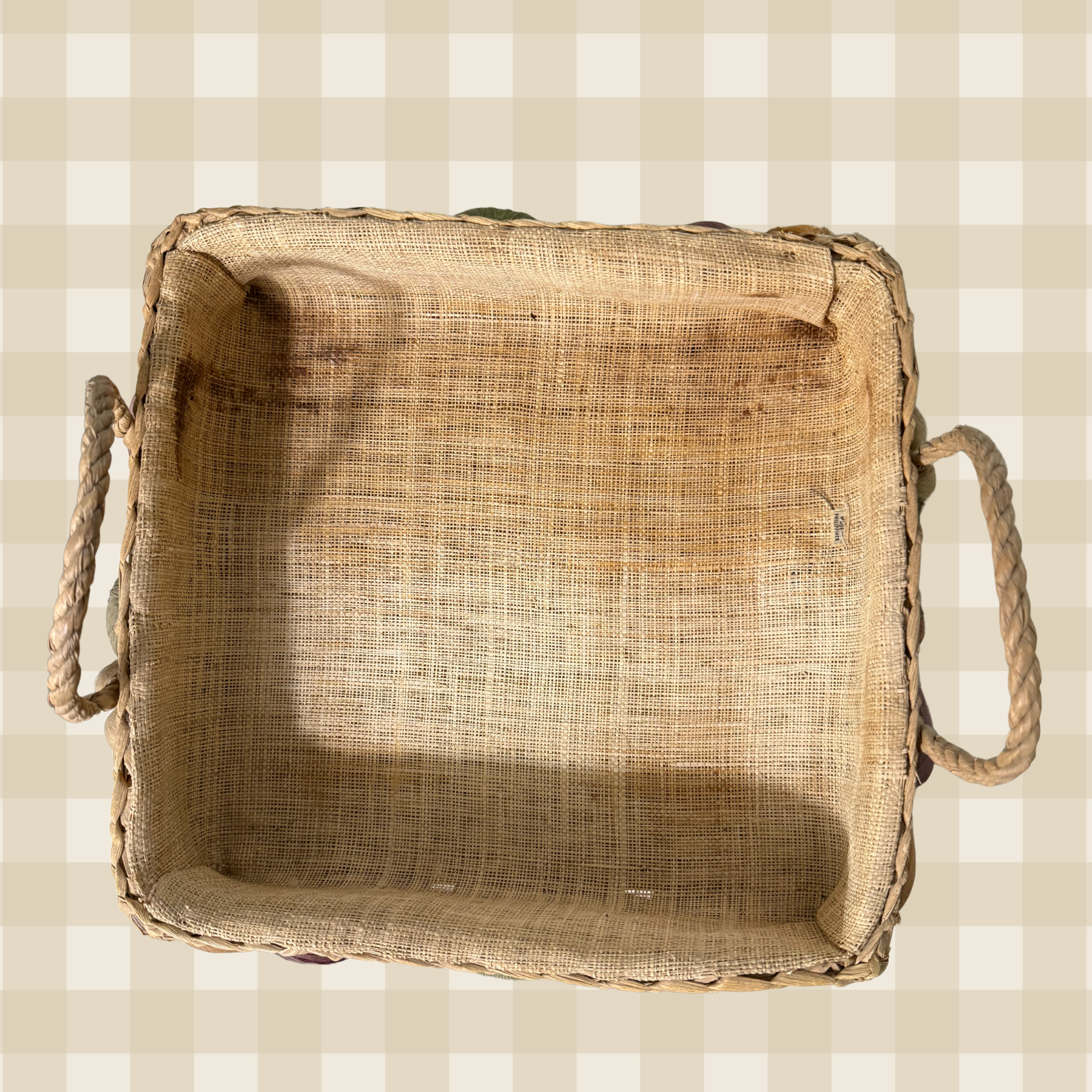 Medium Casserole Fruit & Veggies Serving Wicker Basket