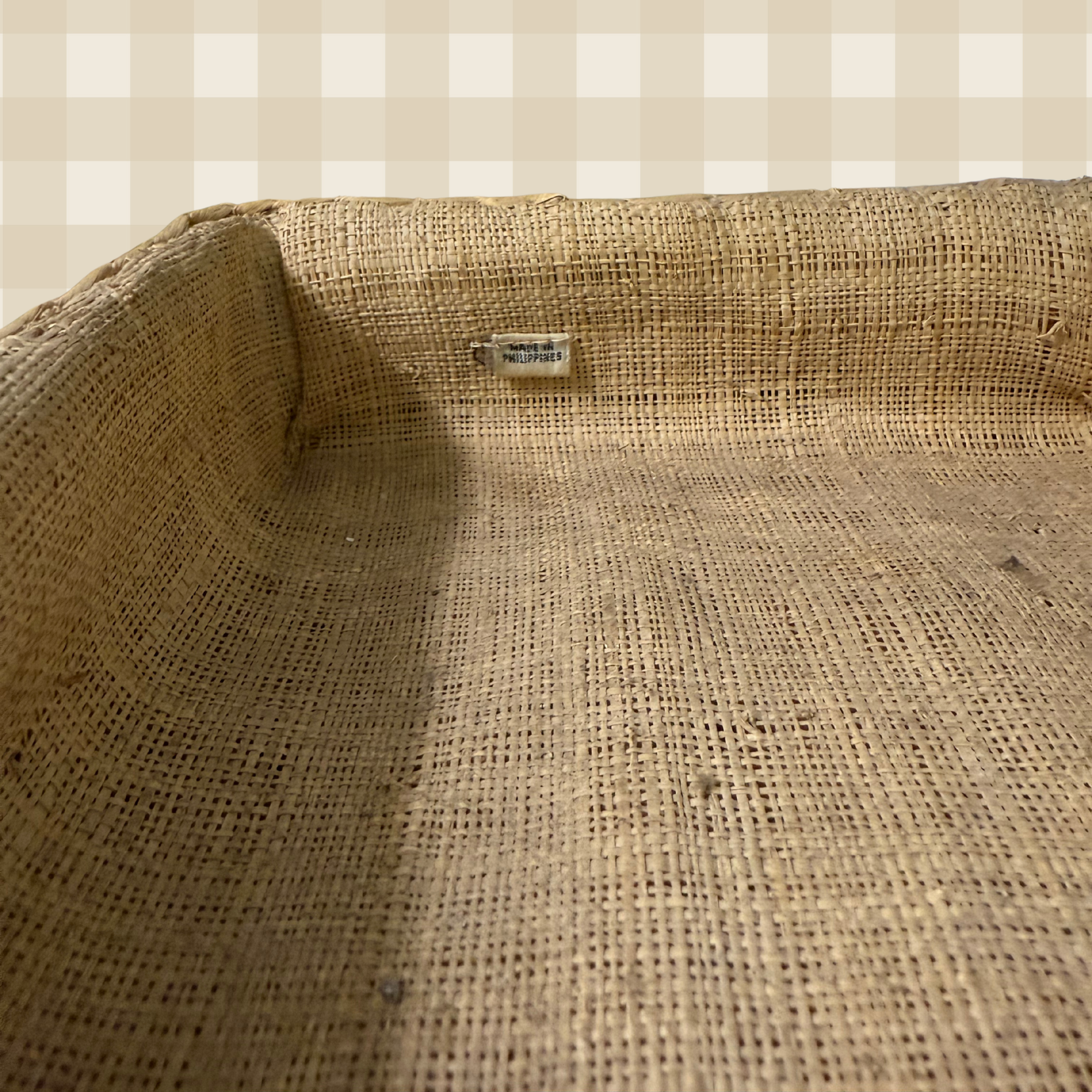 Small Casserole Fruit & Veggies Serving Wicker Basket