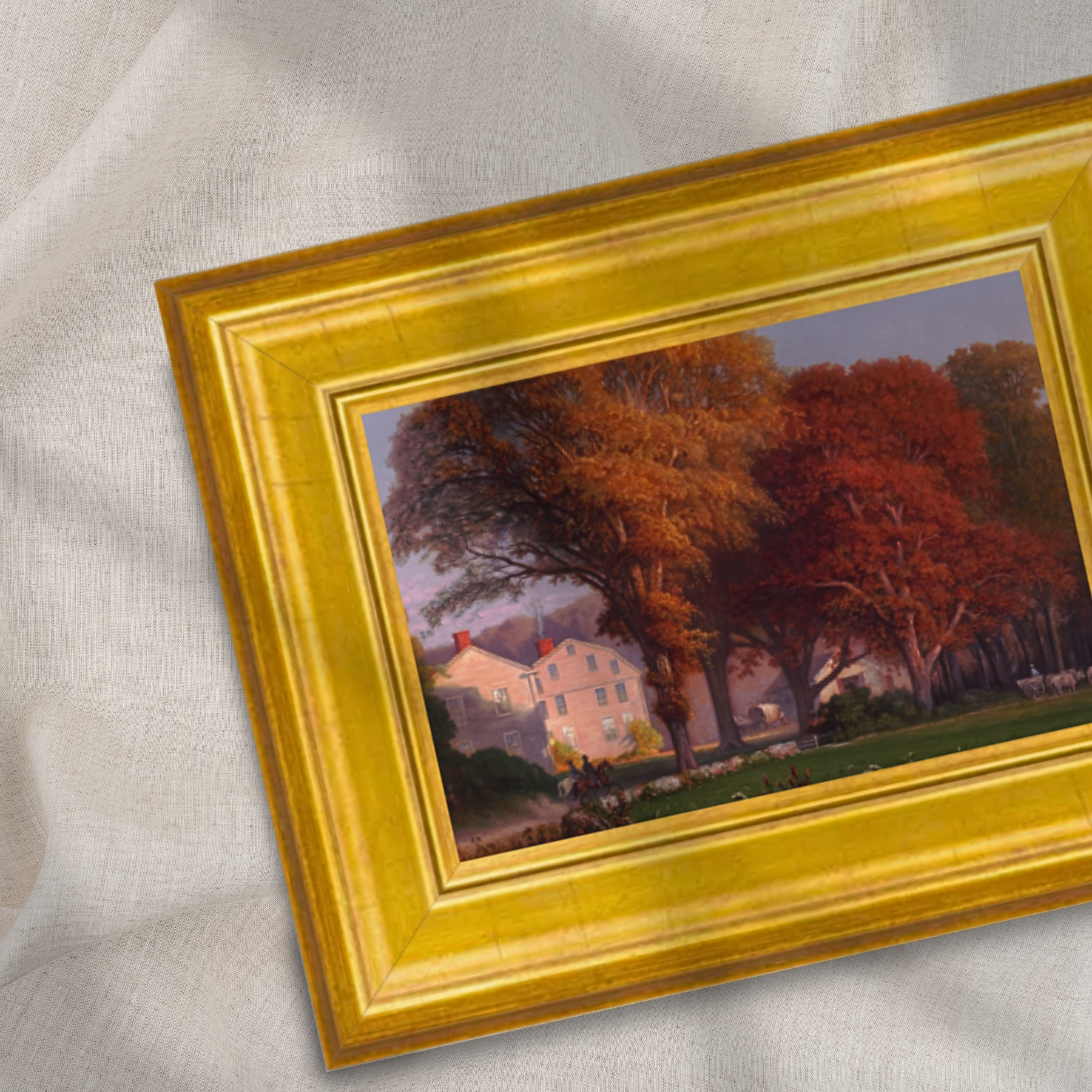 Autumn No. 03 - Thomas Hill 5" x 7" Framed Fine Art Print