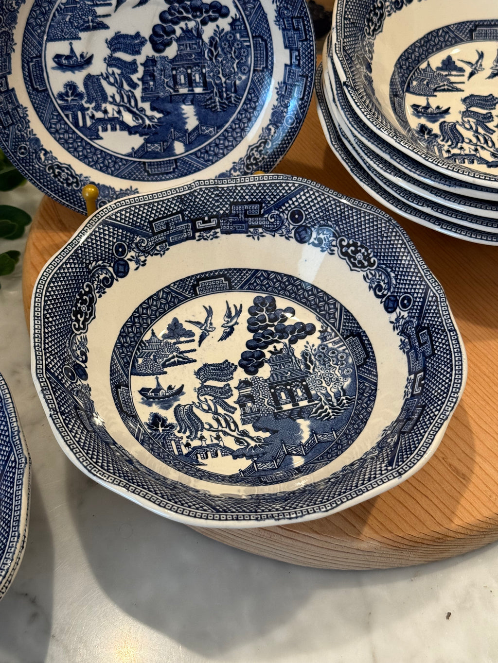 Vintage Blue Willow 6.25" Cereal Bowl