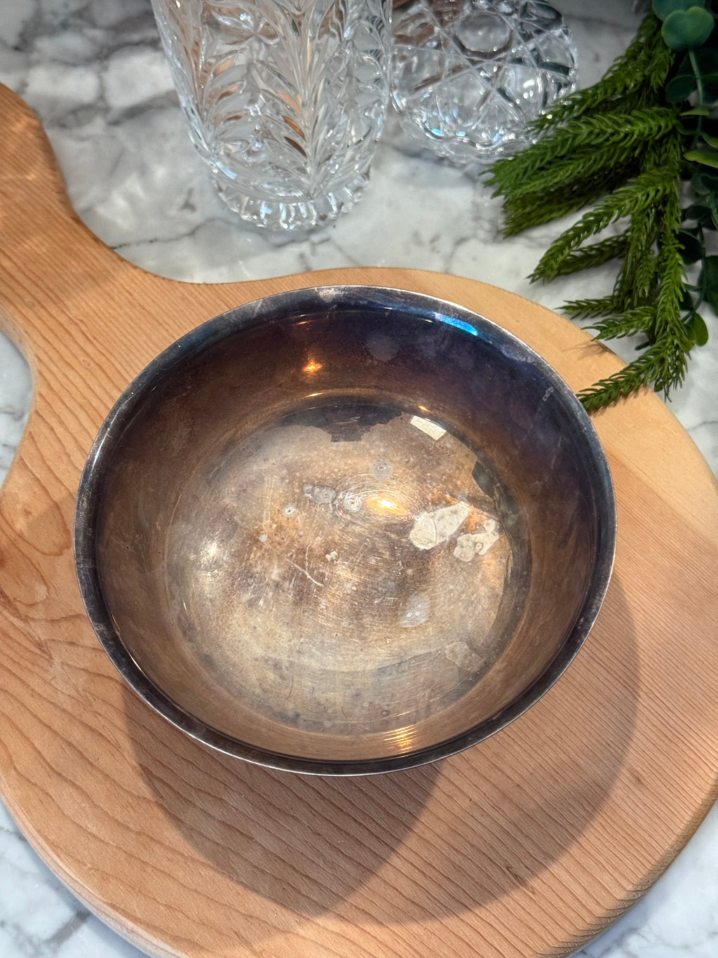 Vintage Gorham Silver Plated Footed Bowl - 6.5"
