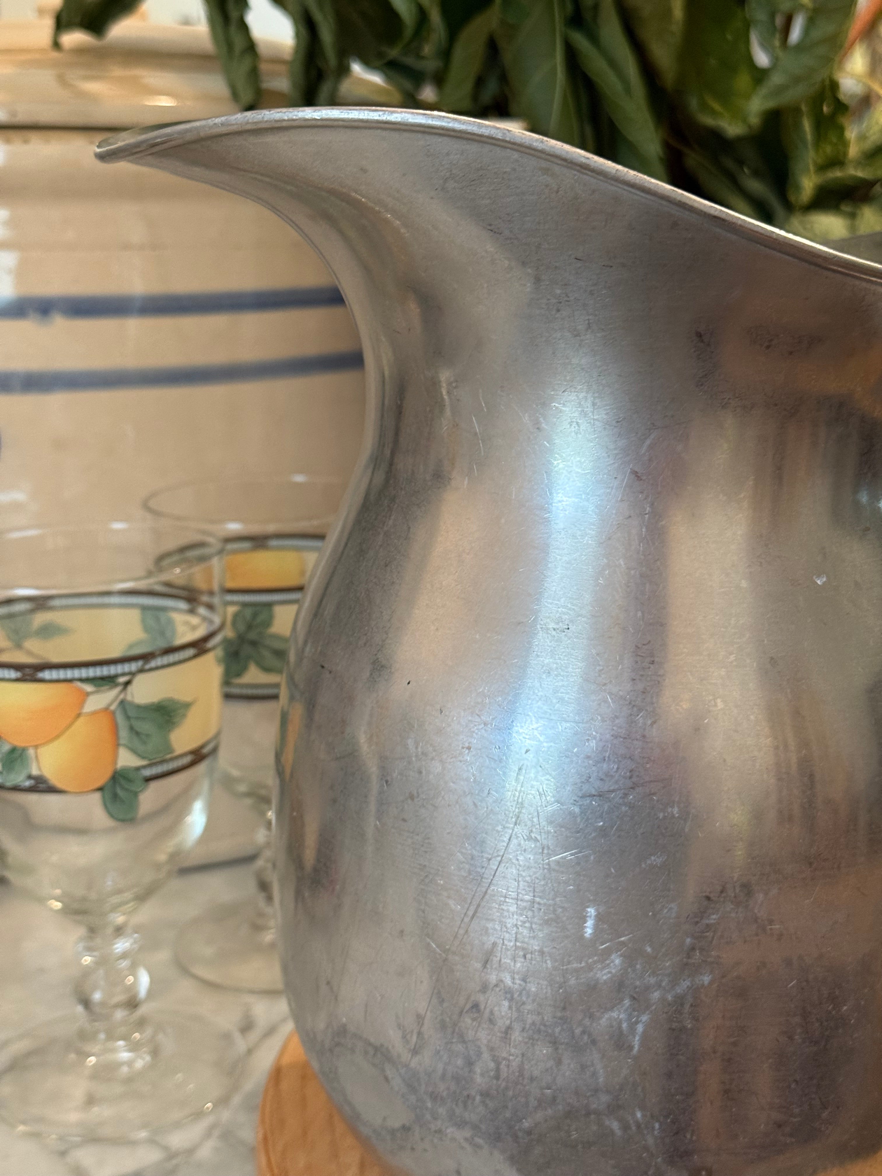 Vintage Vollrath Stainless Steel Pitcher