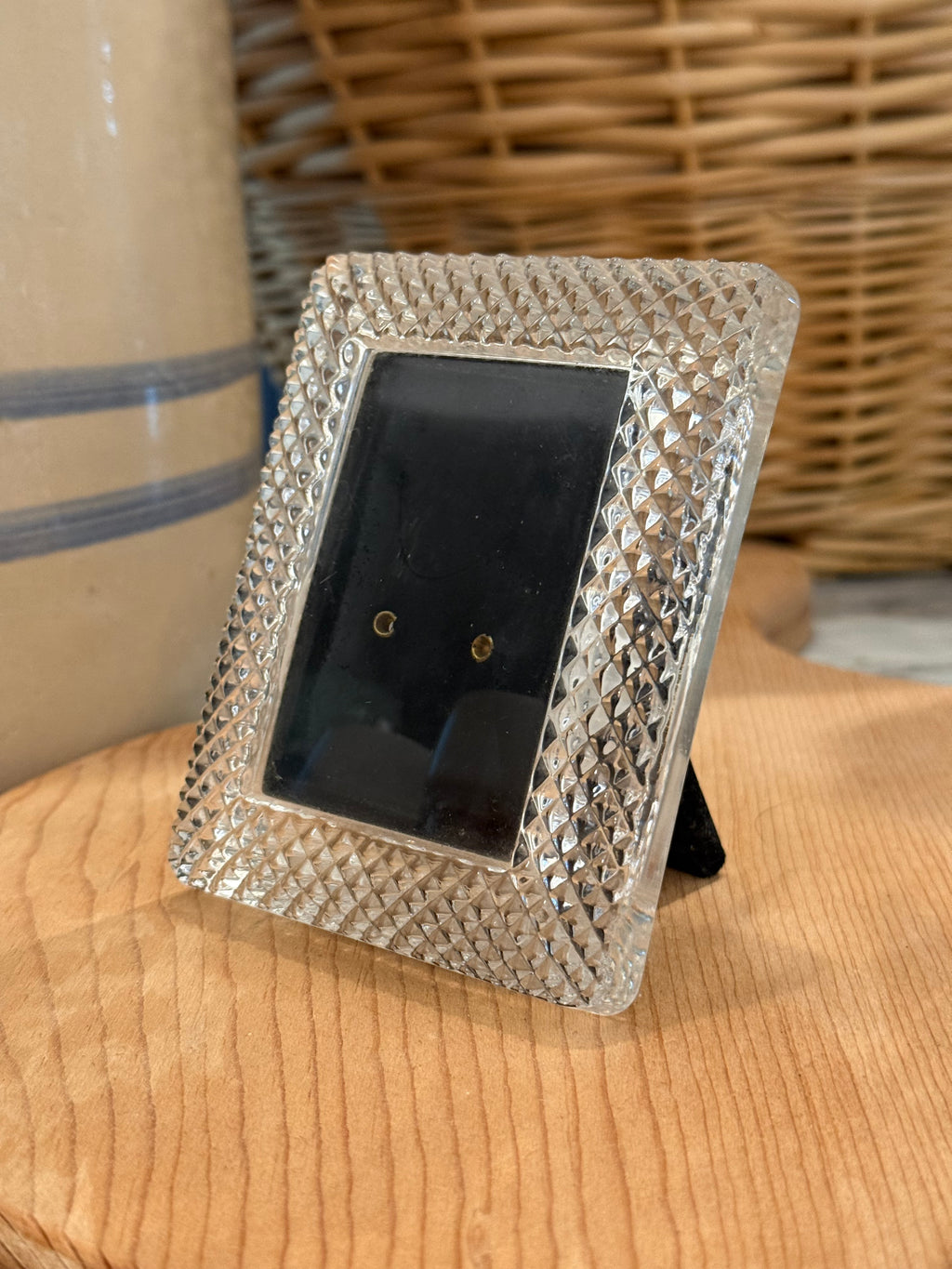 Vintage Mini Crystal Diamond Point Frame