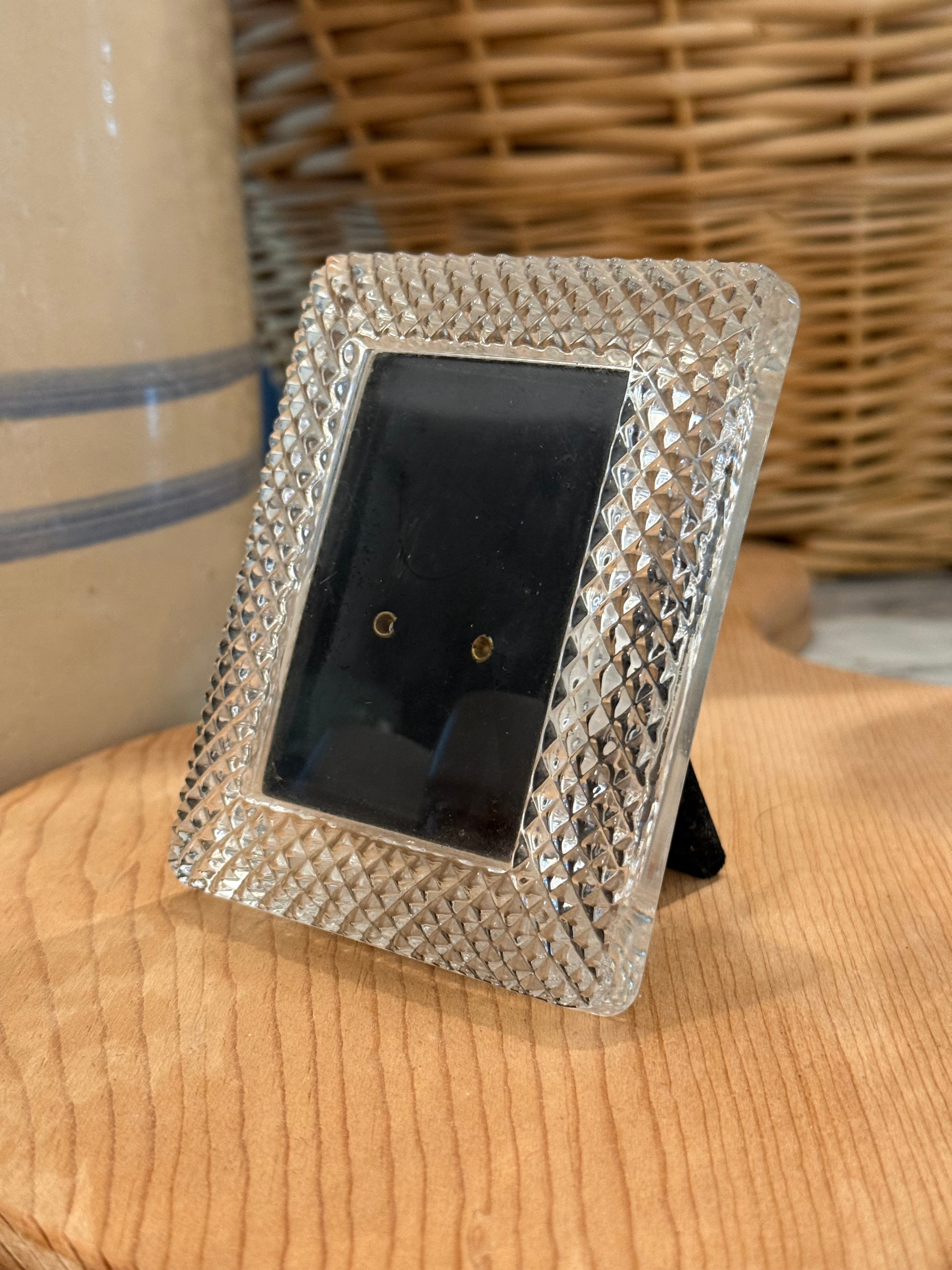 Vintage Mini Crystal Diamond Point Frame