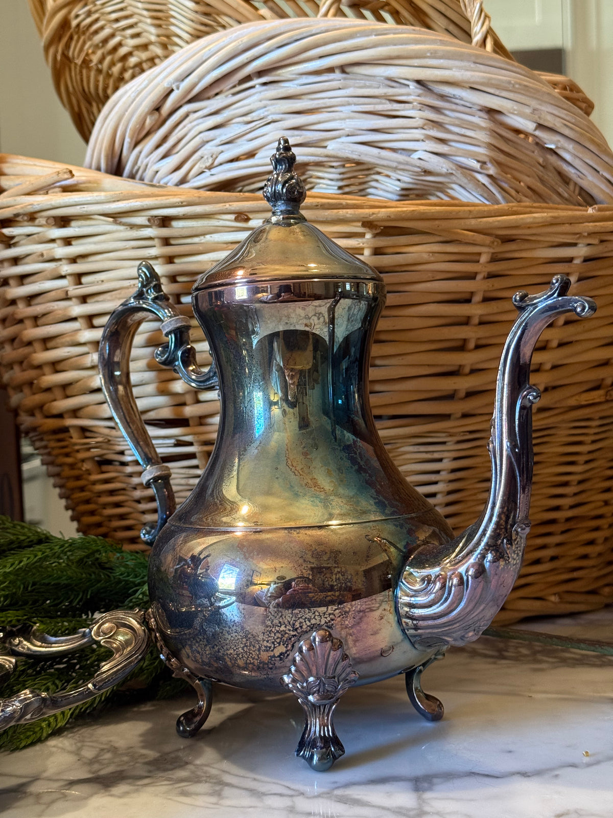 Grand F.B. Rogers Silver Tea & Coffee Service Set