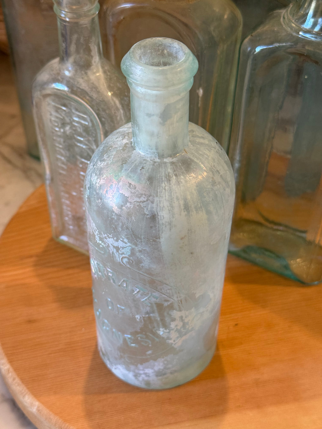 Antique Citrate of Magnesia Glass Bottle