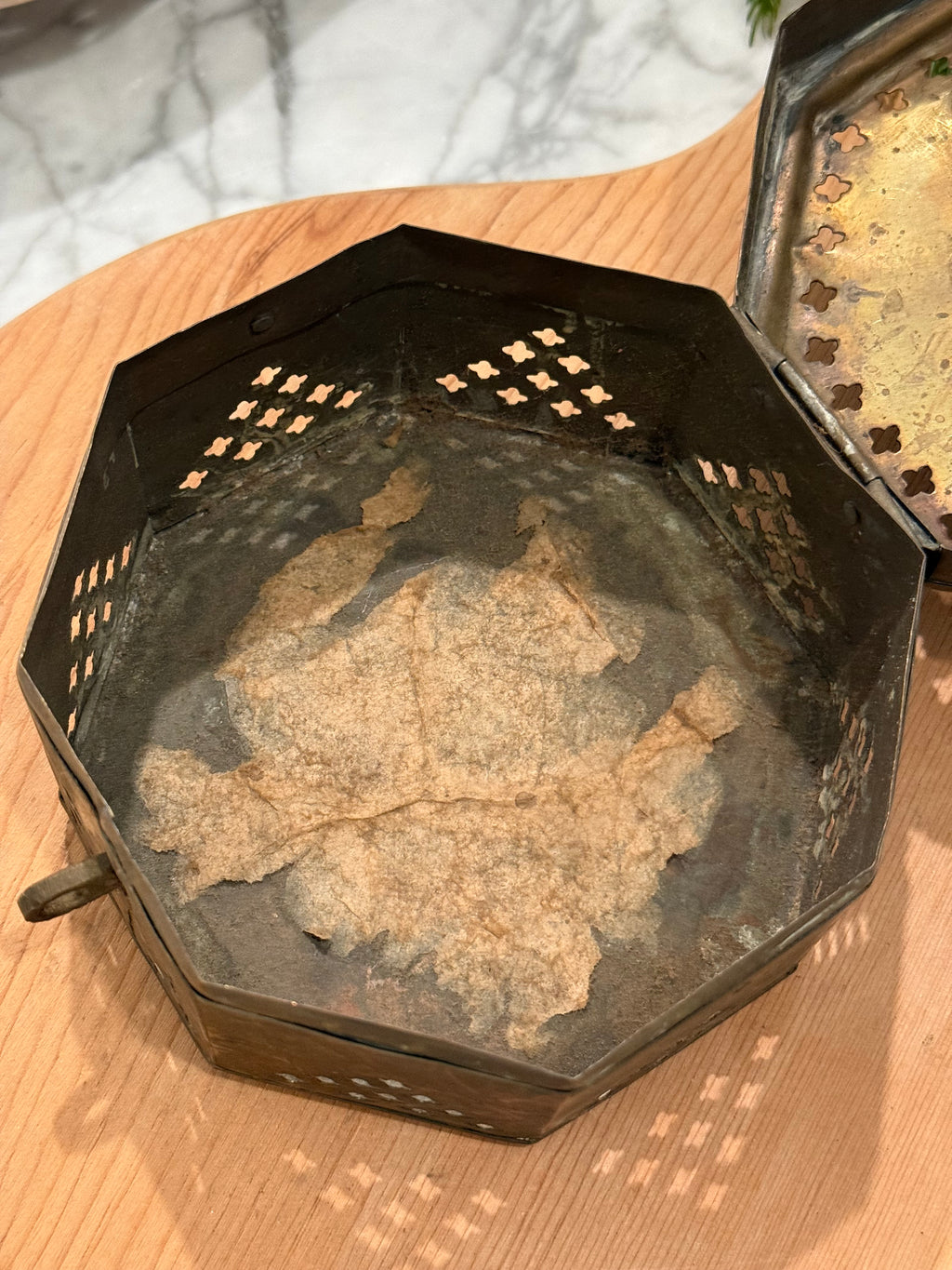 XL Brass Cricket Trinket Box