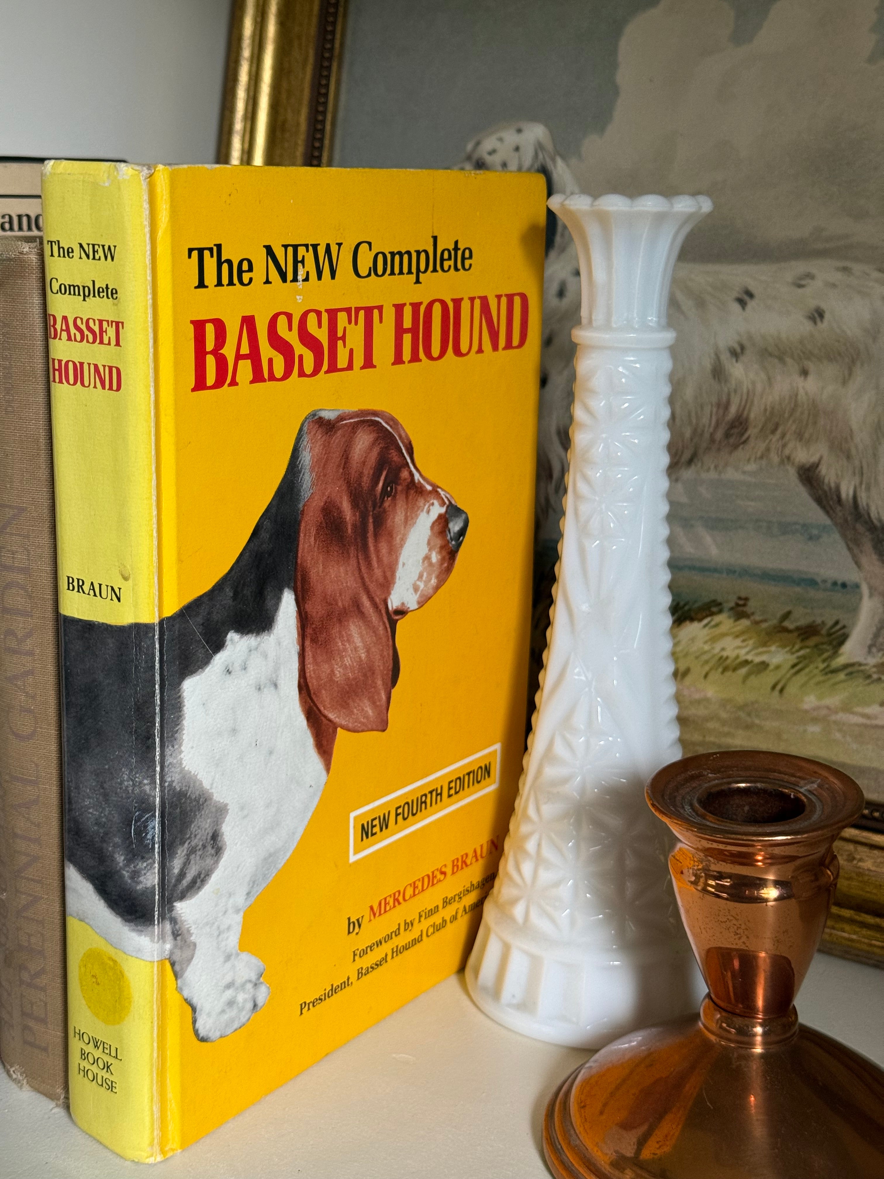Vintage The New Complete Basset Hound Heritage Hardcover Book