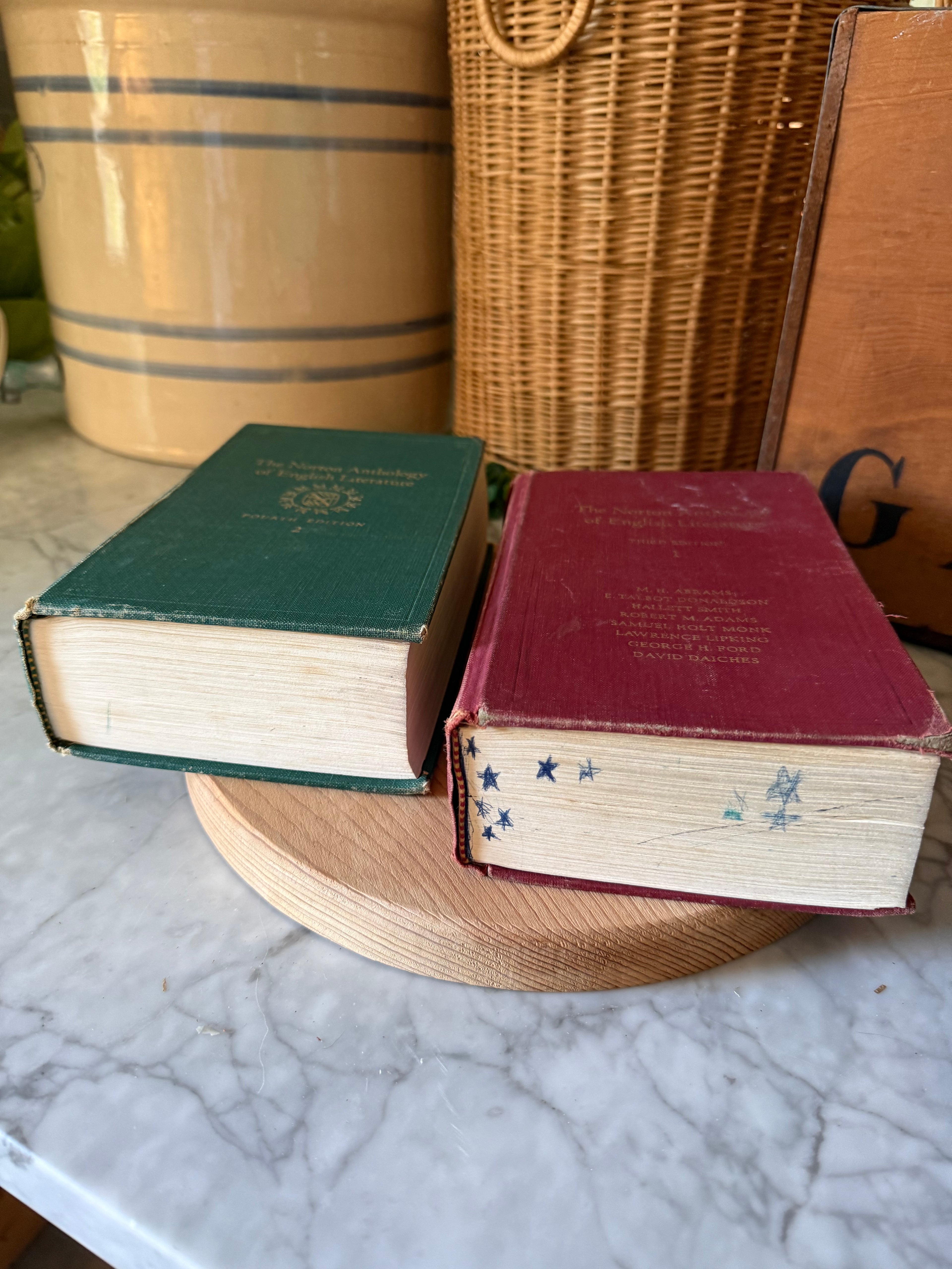 Vintage Norton Anthology Volumes, Set of 2