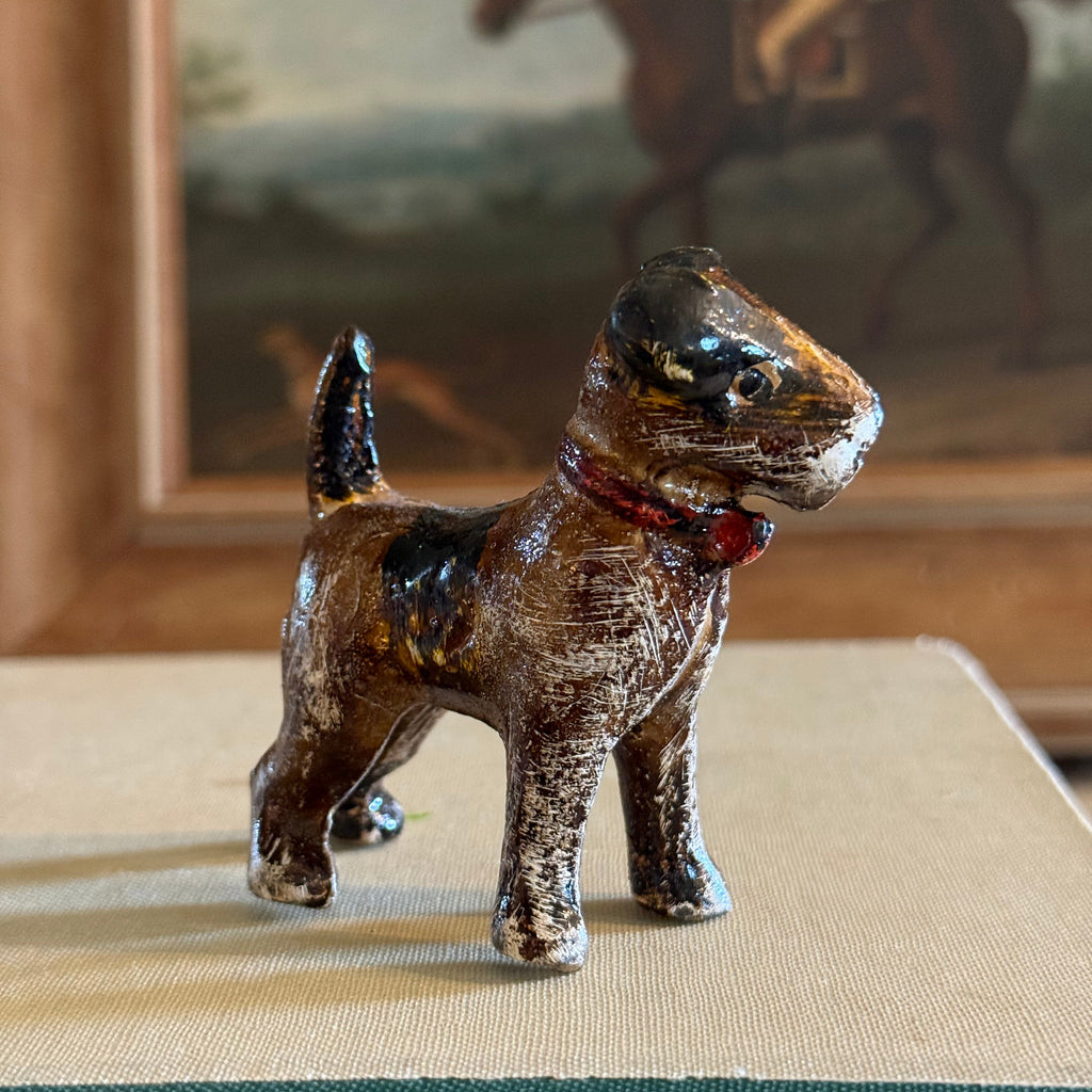 Mini Terrier Cast Iron Dog