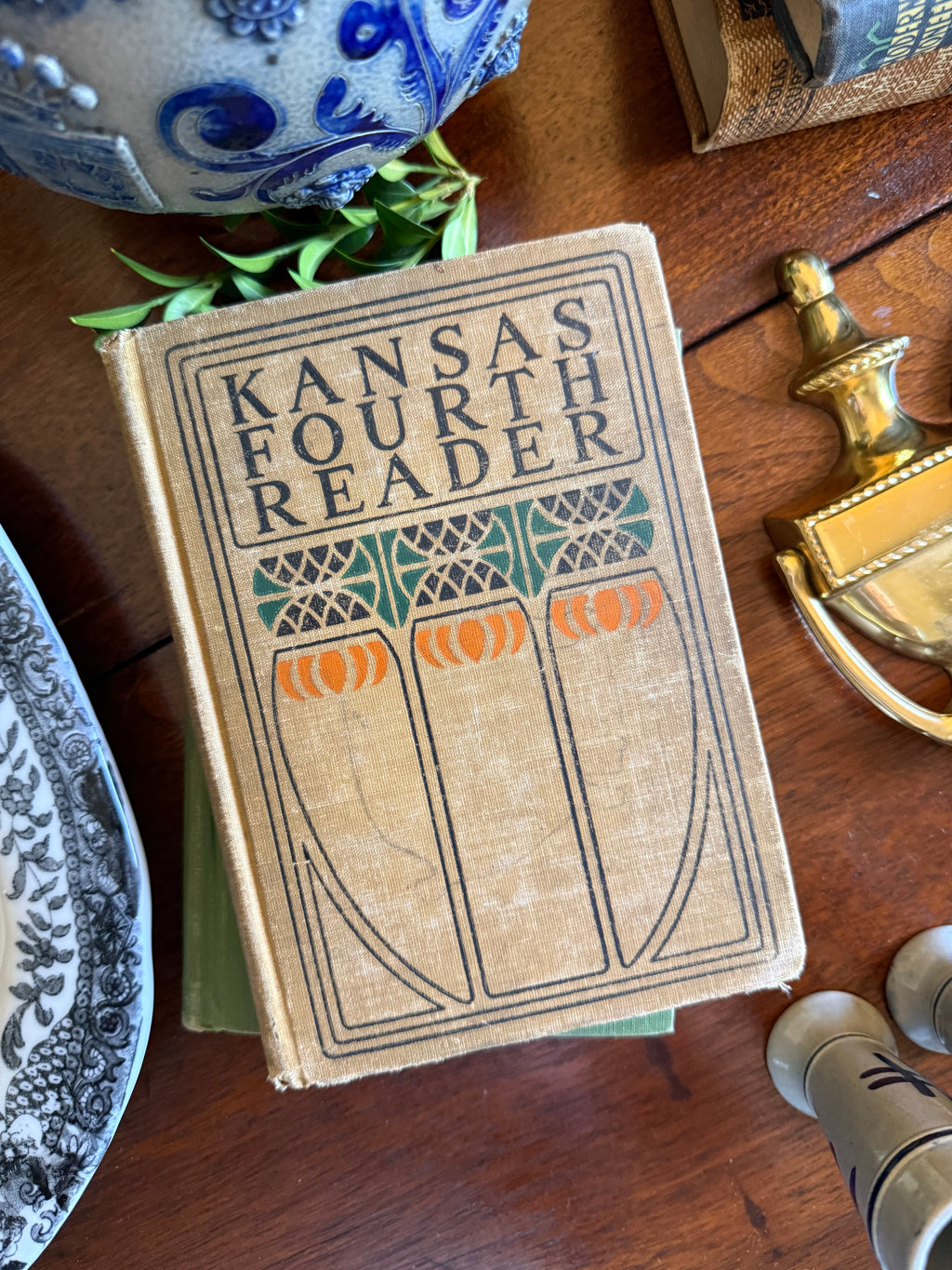 Kansas 1925 Fourth Reader Book