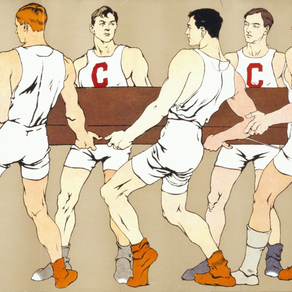 The Collegiate No. 04 - Cornell Crew Holding a Boat