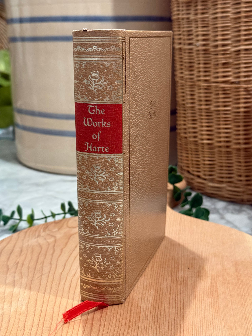 Vintage 1932 Harte Leatherbound Book