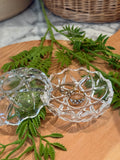 Vintage Petite Cut Crystal Bomboniera Box