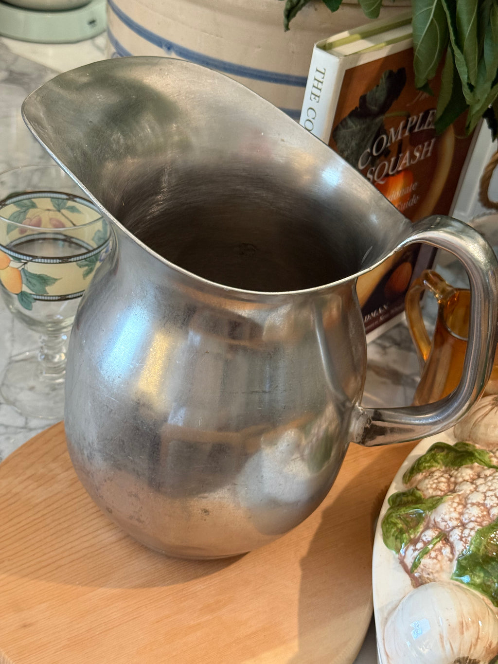 Vintage Vollrath Stainless Steel Pitcher