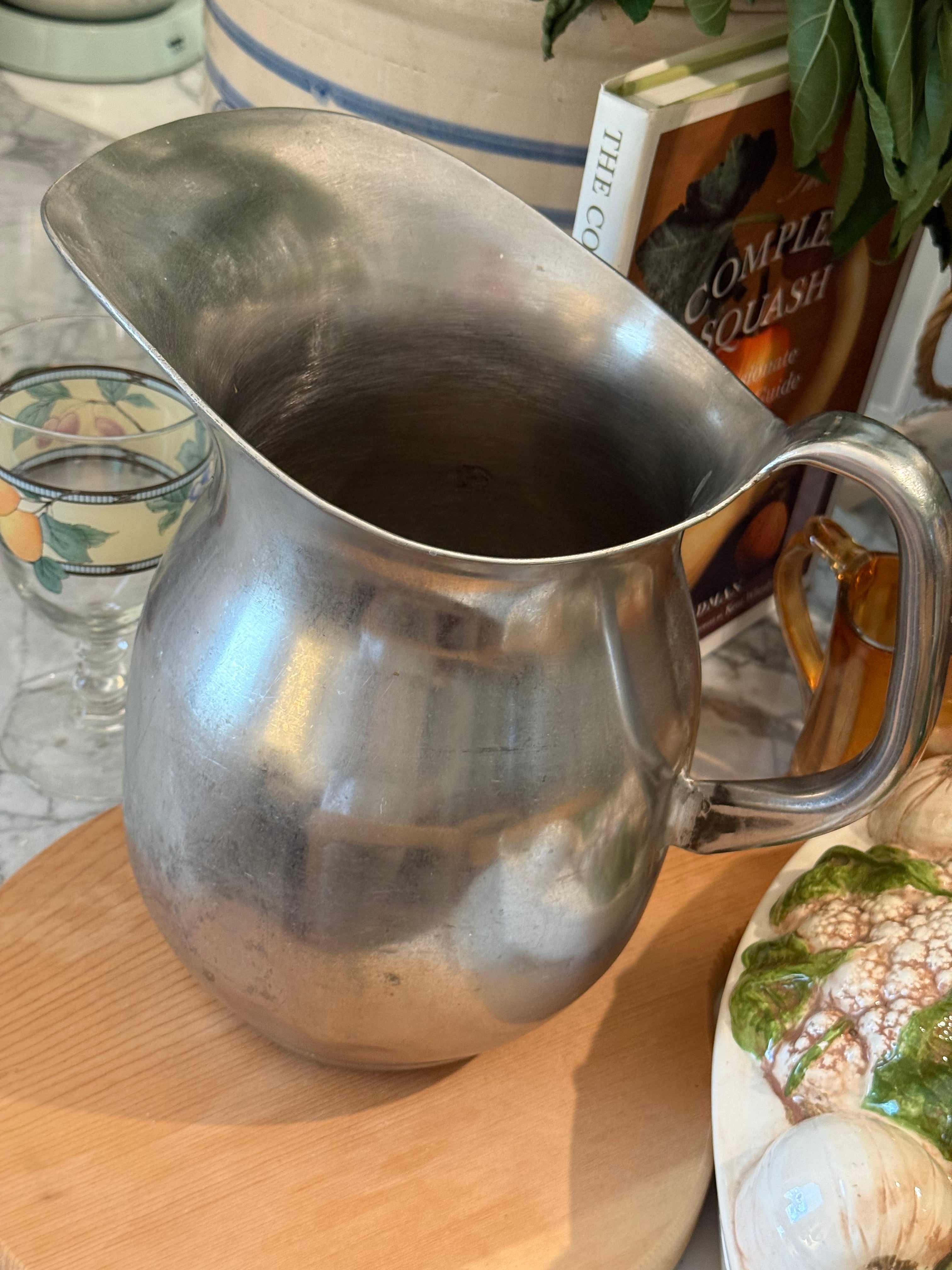 Vintage Vollrath Stainless Steel Pitcher