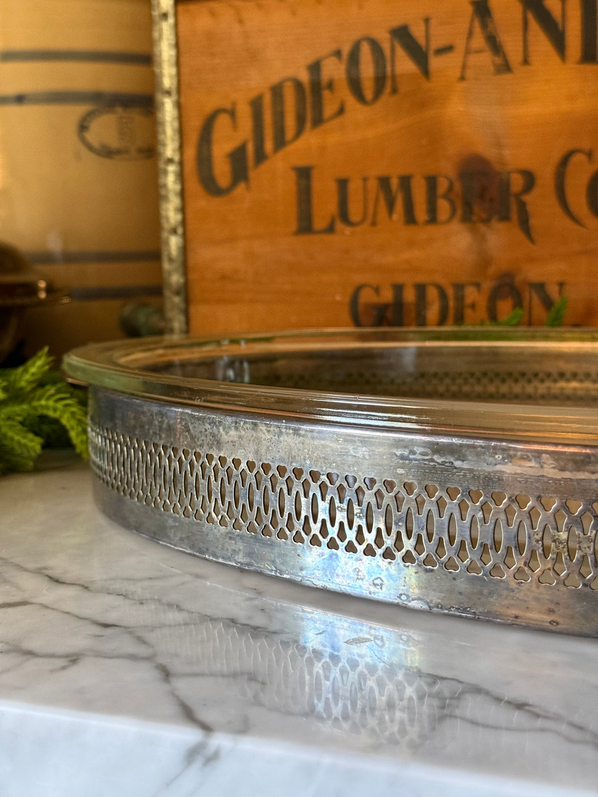 Grand Vintage Silver Oval Casserole Dish