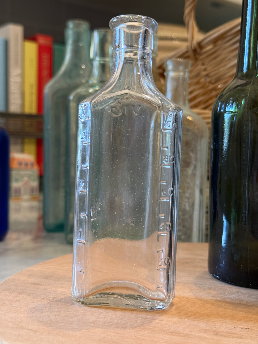 Vintage Clear Lyric Prescription Bottle