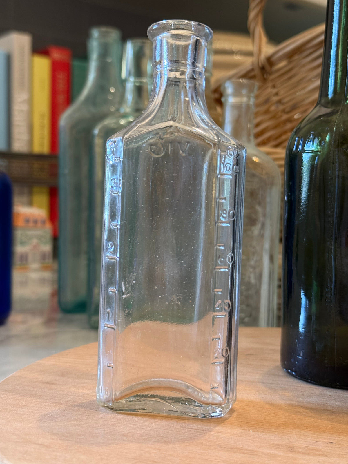 Vintage Clear Lyric Prescription Bottle