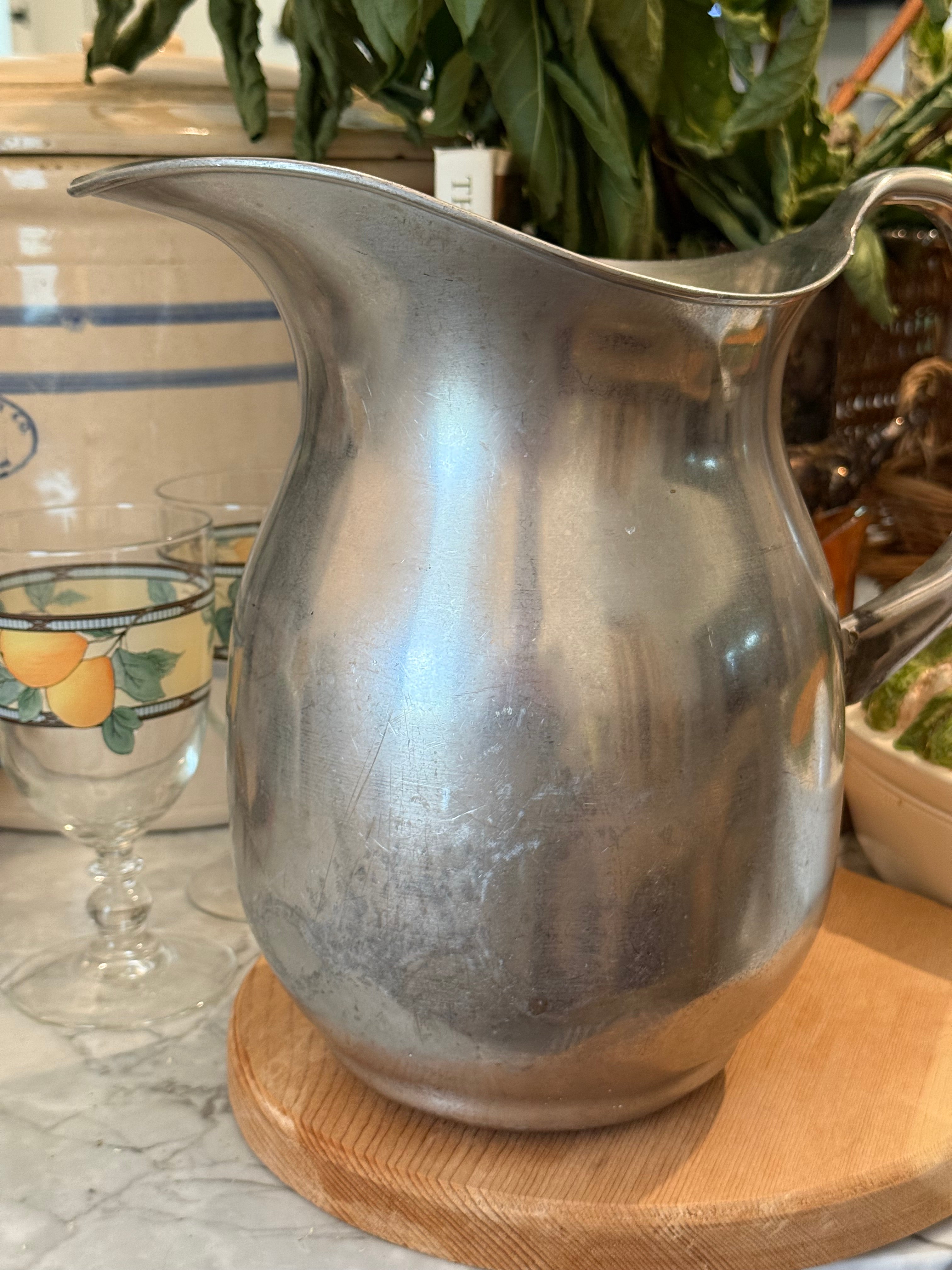 Vintage Vollrath Stainless Steel Pitcher
