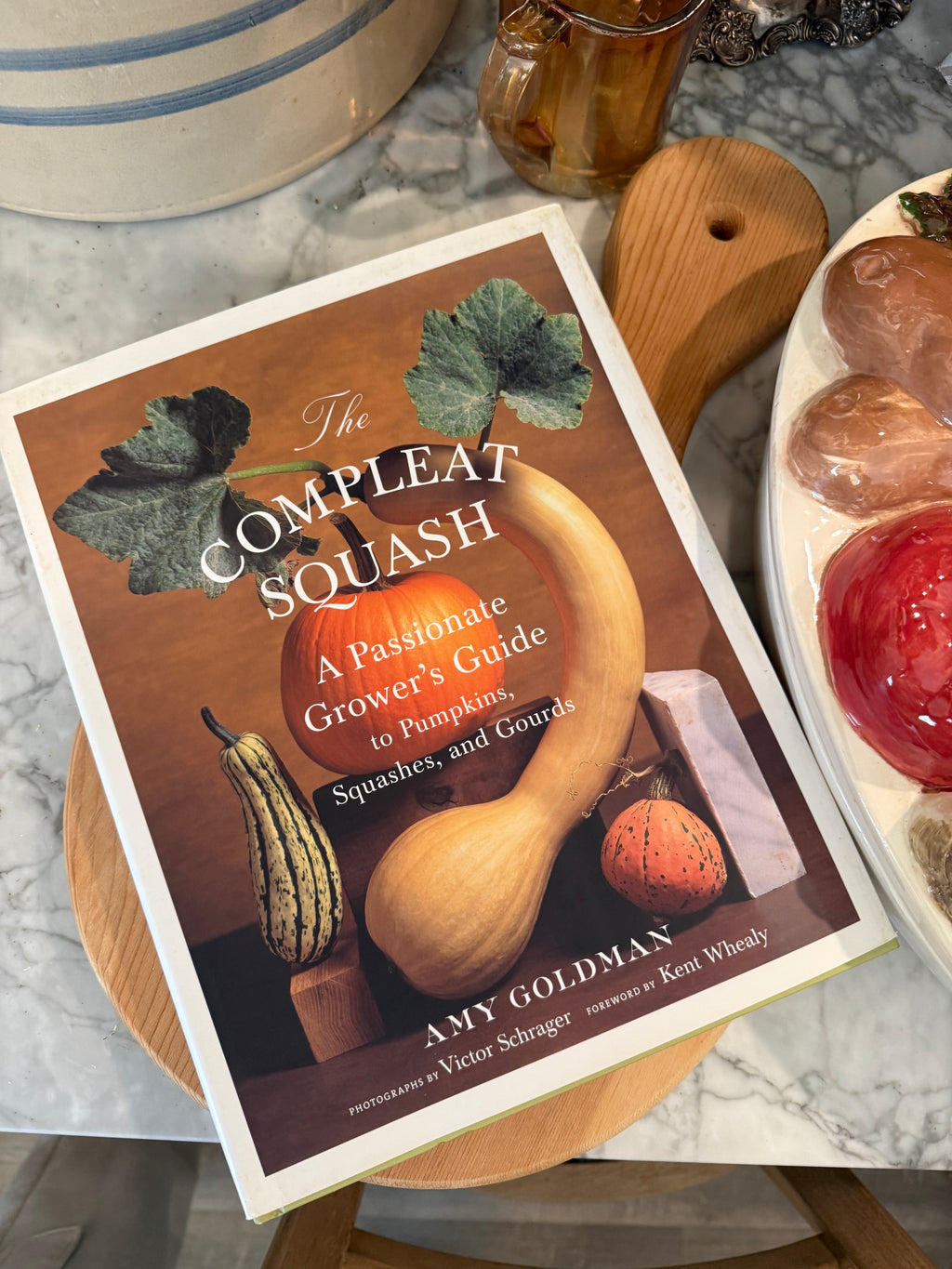 Vintage The Compleat Squash Book by Amy Goldman Hardcover