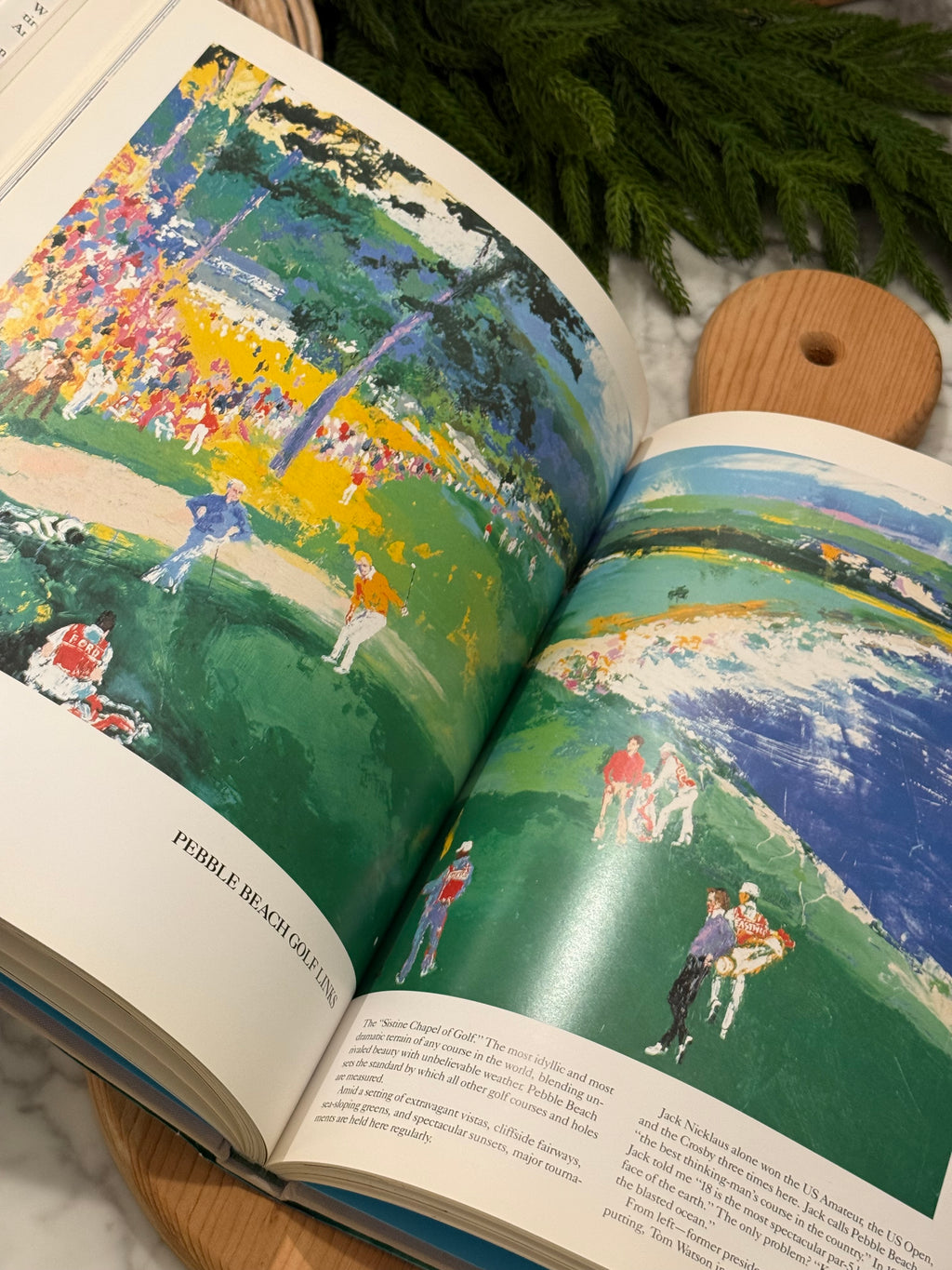 Vintage LeRoy Neiman Big Time Golf Book