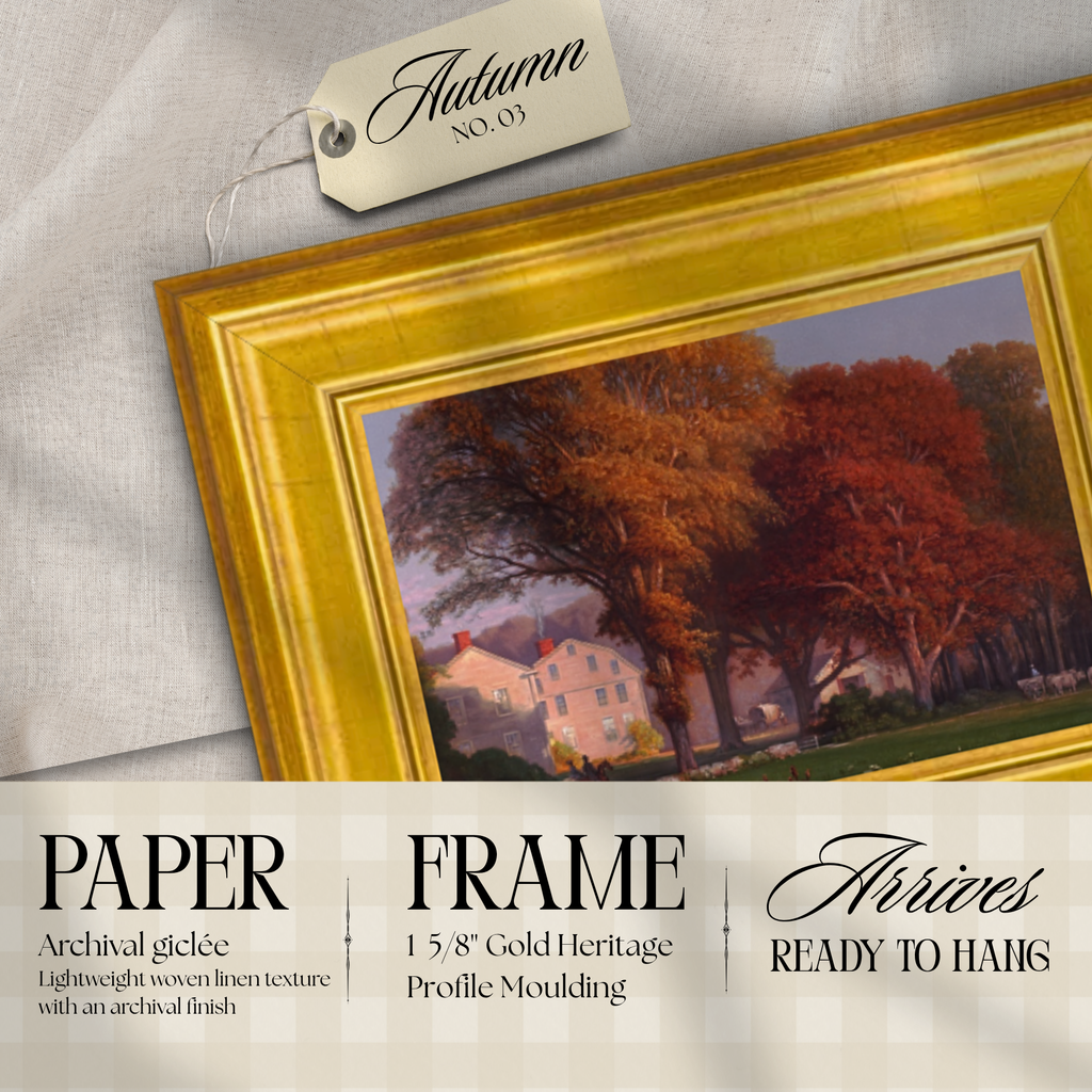 Autumn No. 03 - Thomas Hill 5" x 7" Framed Fine Art Print