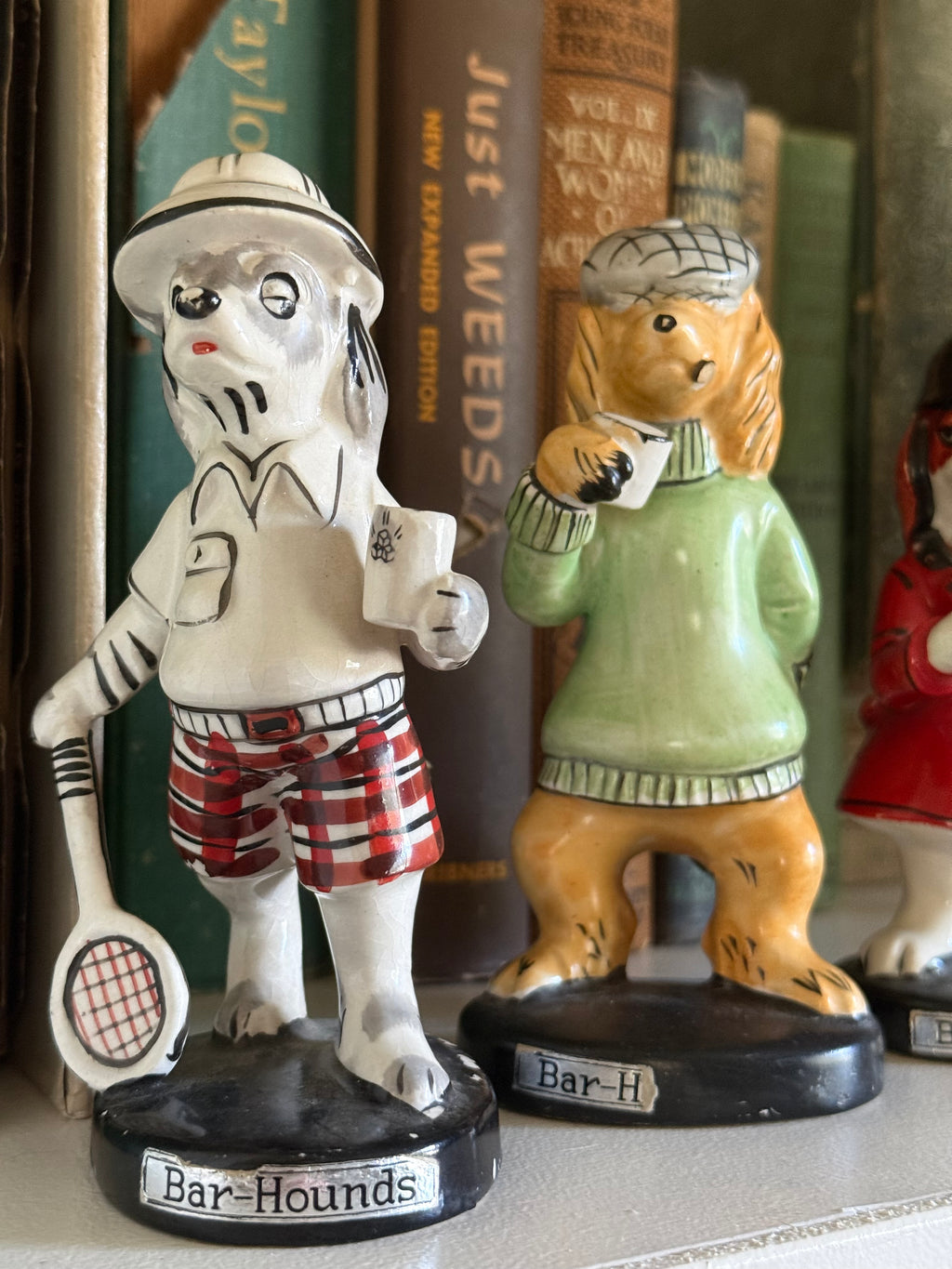 Mid-Century Ceramic Bar Hounds, Set of 3