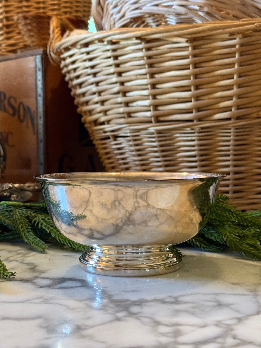 Vintage Gorham Silver Footed Bowl - 6.25"