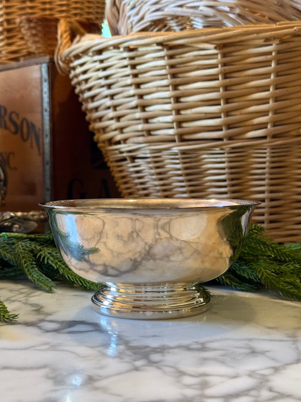 Vintage Gorham Silver Footed Bowl - 6.25"