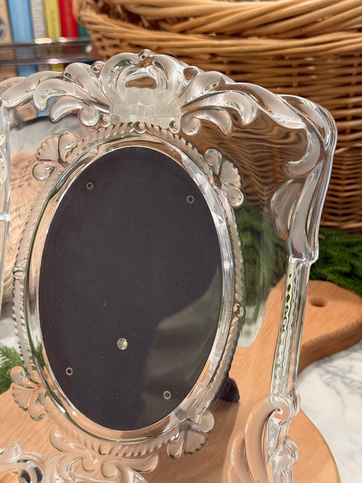 Vintage Mikasa Satin Princess Crystal Frame