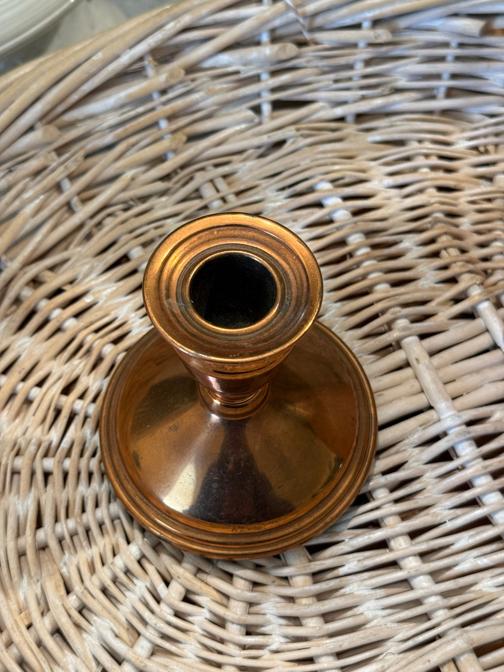 Copper Candlestick Holder