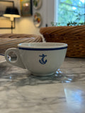 Vintage Homer Laughlin US Navy Anchor Wardroom Mess Coffee Cup