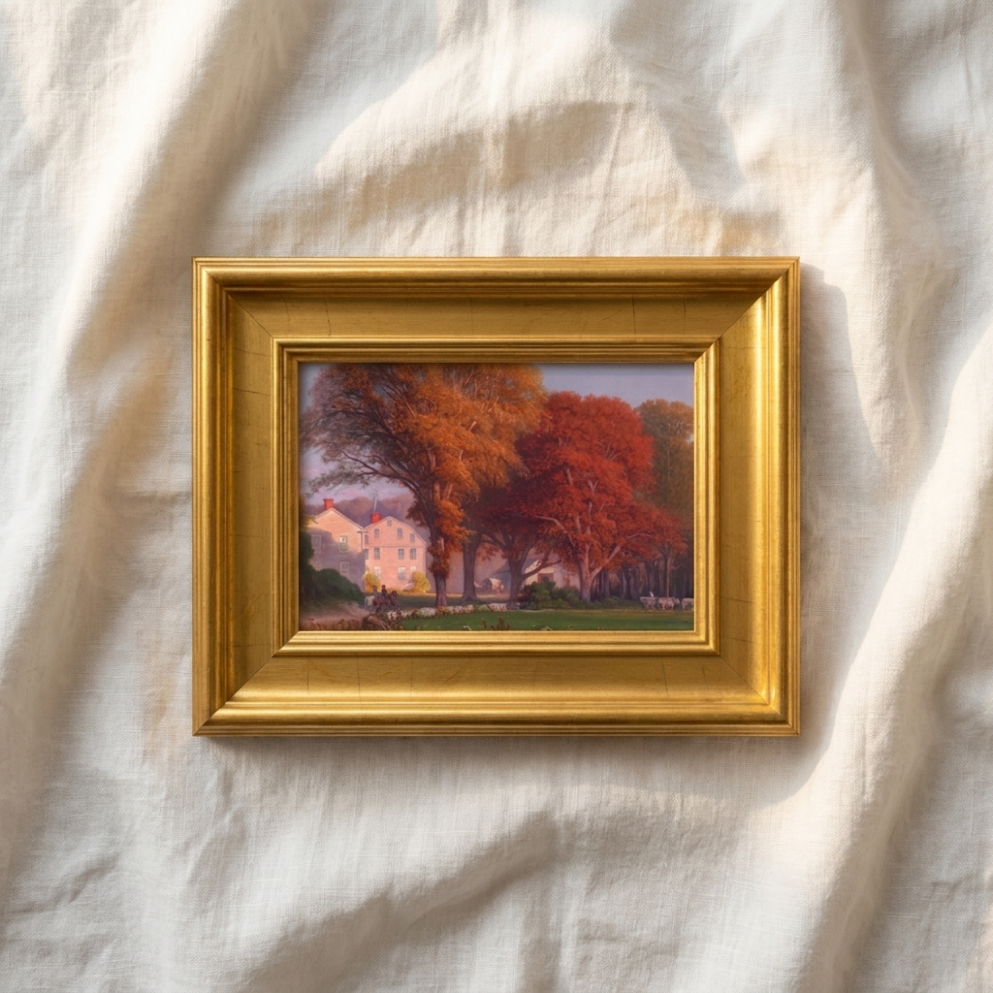 Autumn No. 03 - Thomas Hill 5" x 7" Framed Fine Art Print