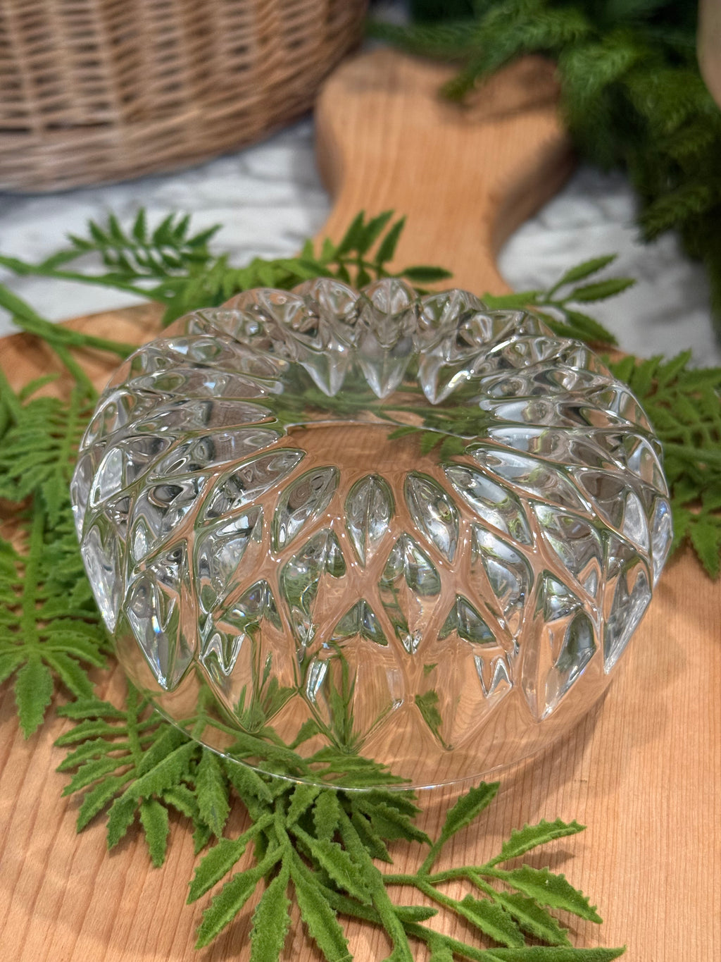 Vintage Gorham Althea Cut Crystal Bowl
