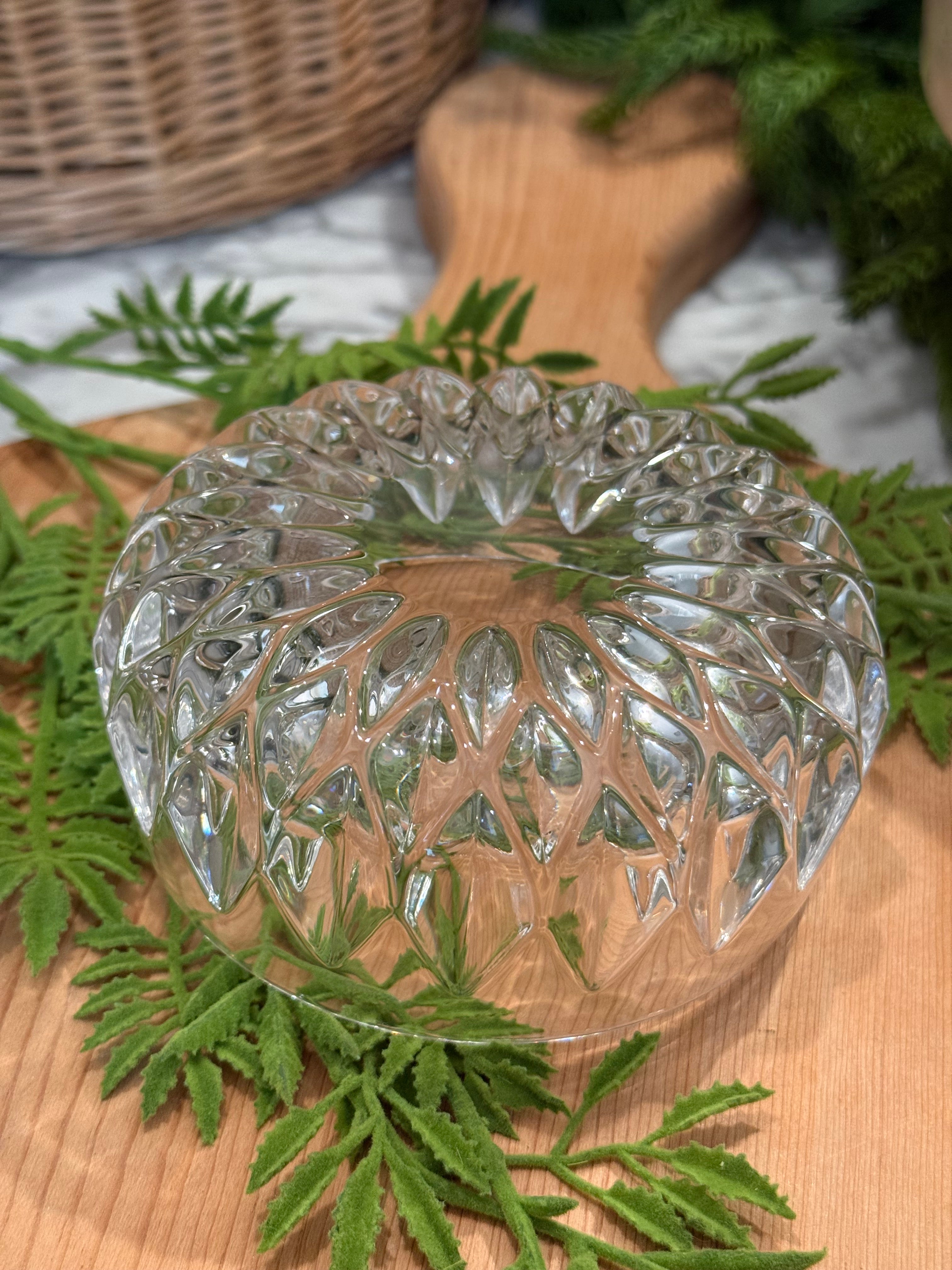 Vintage Gorham Althea Cut Crystal Bowl