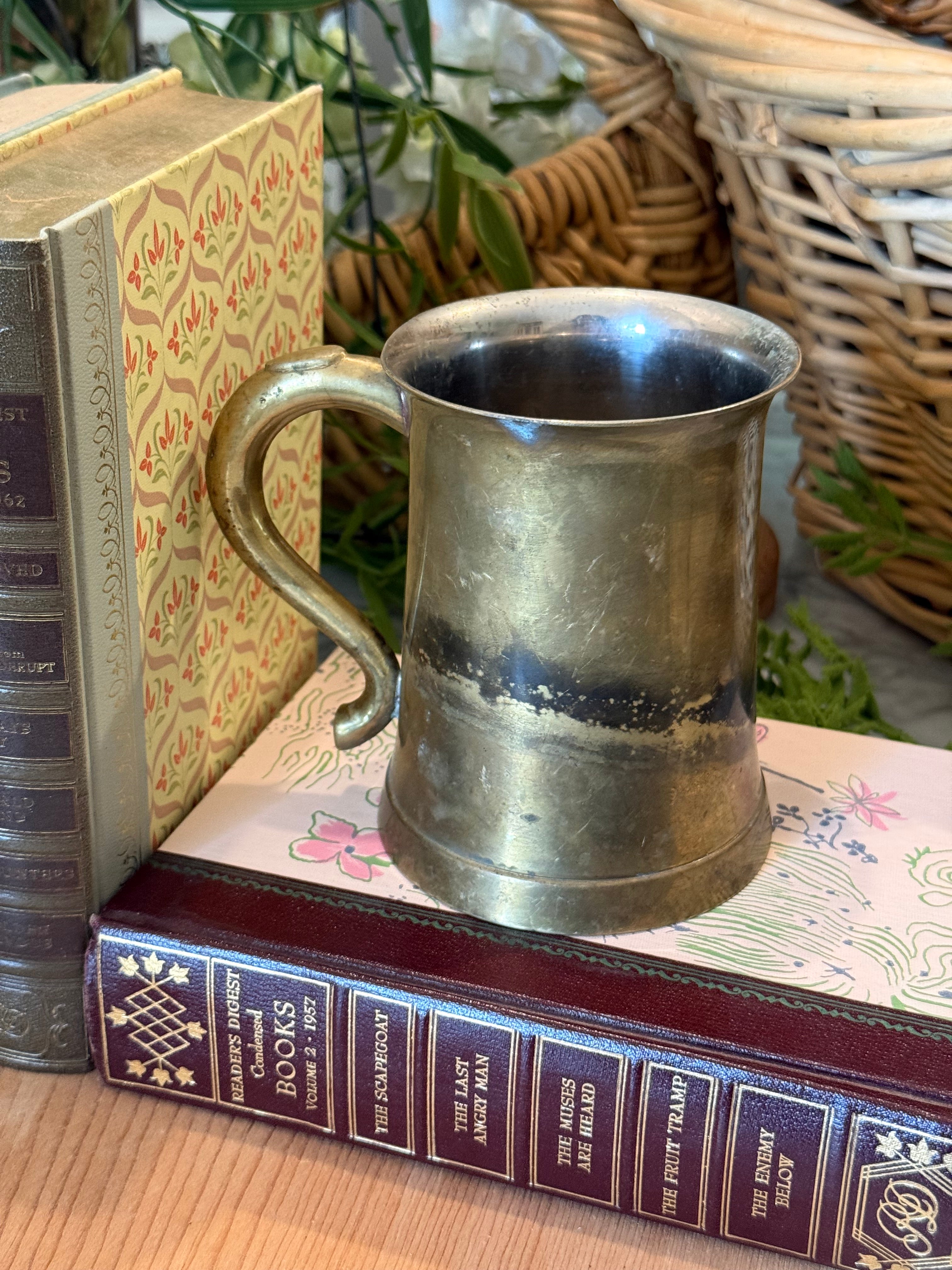 Vintage Solid Brass Mug - Made in India