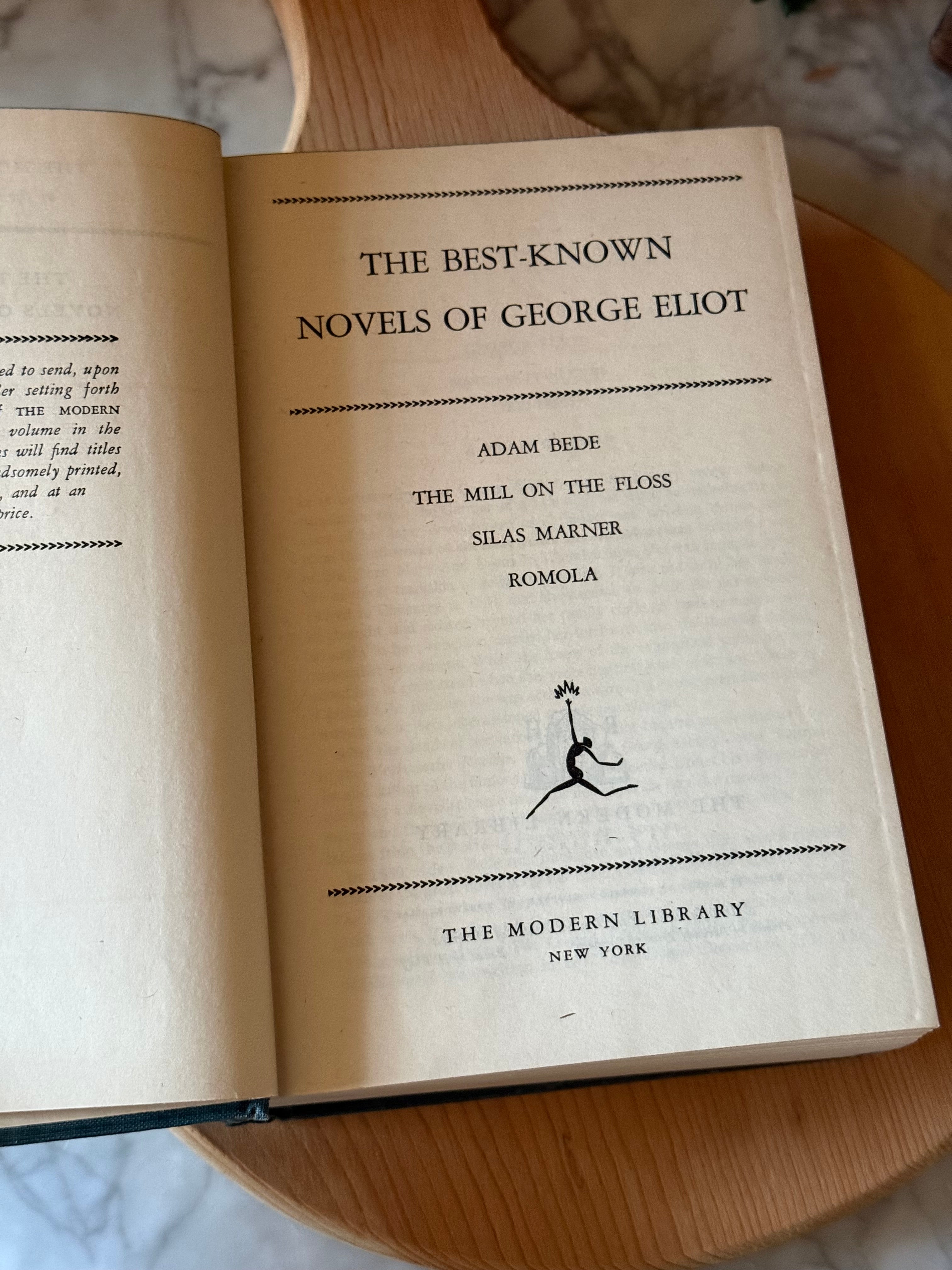 Vintage Best Known Novels of George Eliot
