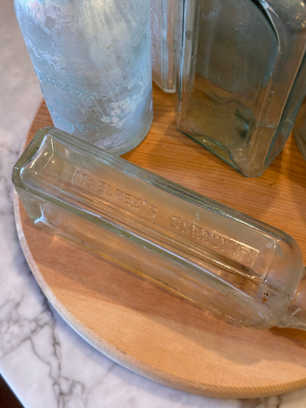 Antique McElree's Cardui Aqua Medicine Bottle