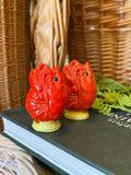 Vintage Coney Island Ceramic Lobster Salt & Pepper Shakers