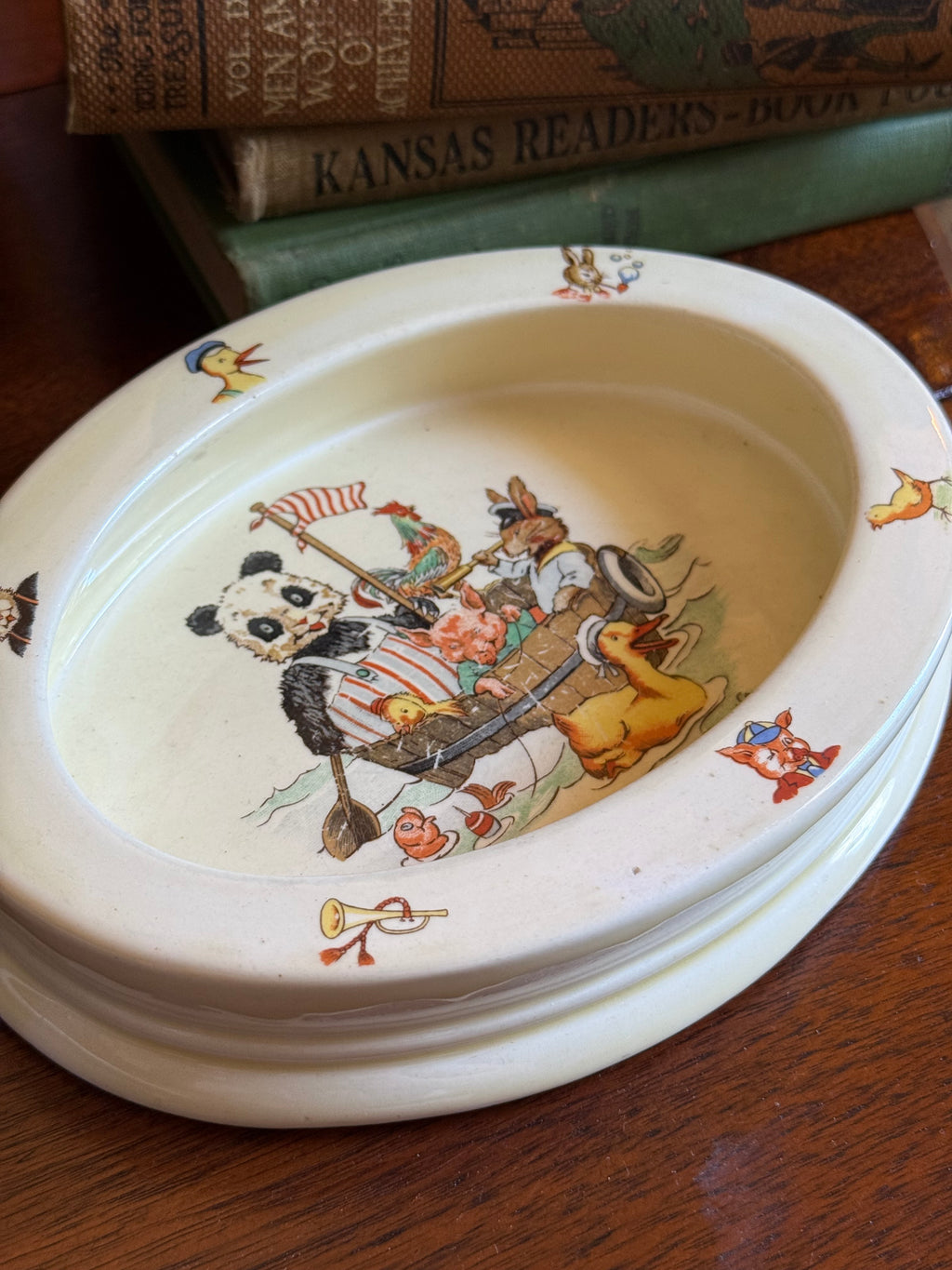 Vintage Royal Winton "Pip the Panda" Child's Bowl