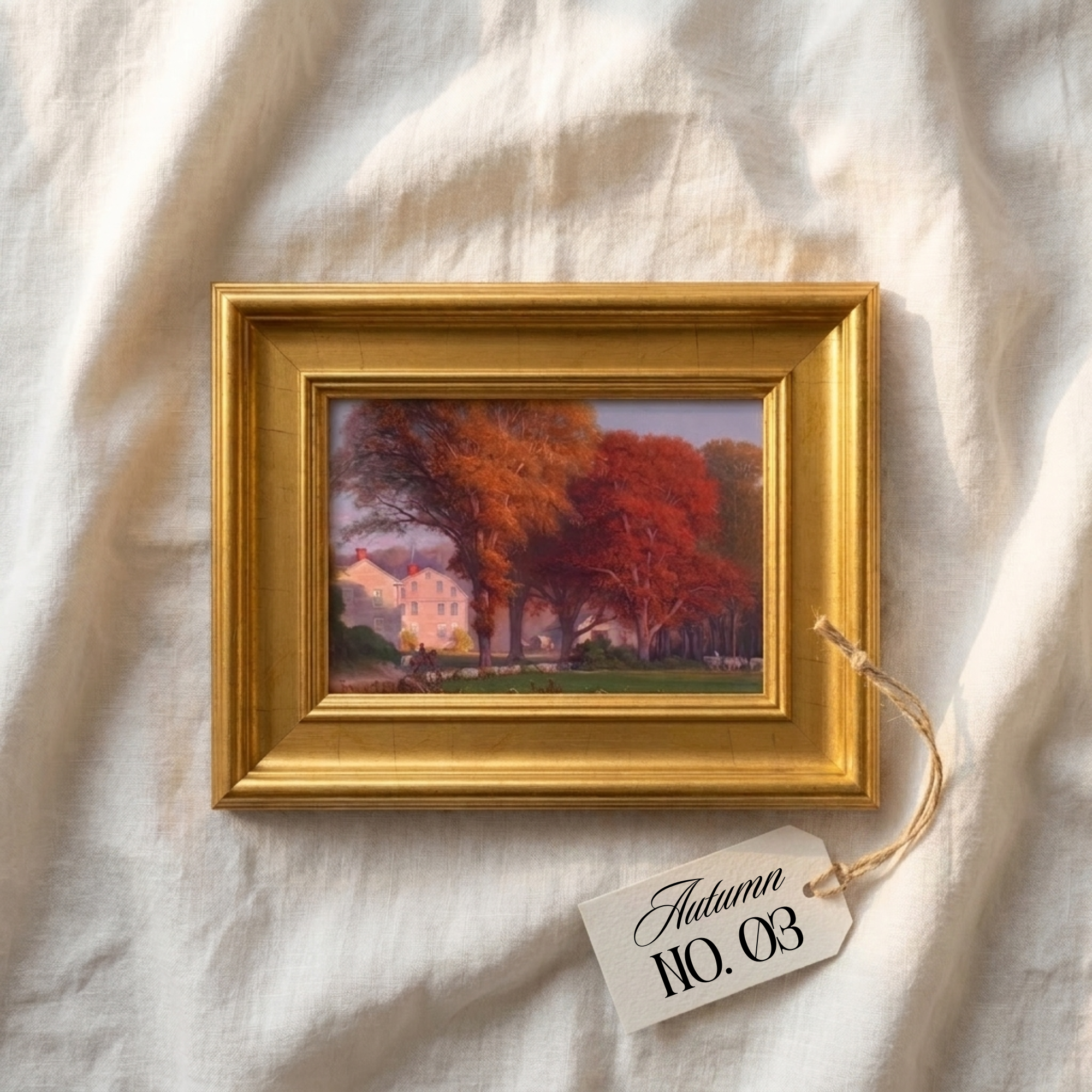 Autumn No. 03 - Thomas Hill 5" x 7" Framed Fine Art Print