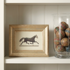 The Found Object No. 03 - Archival 5x7" Weather Vane Horse Framed