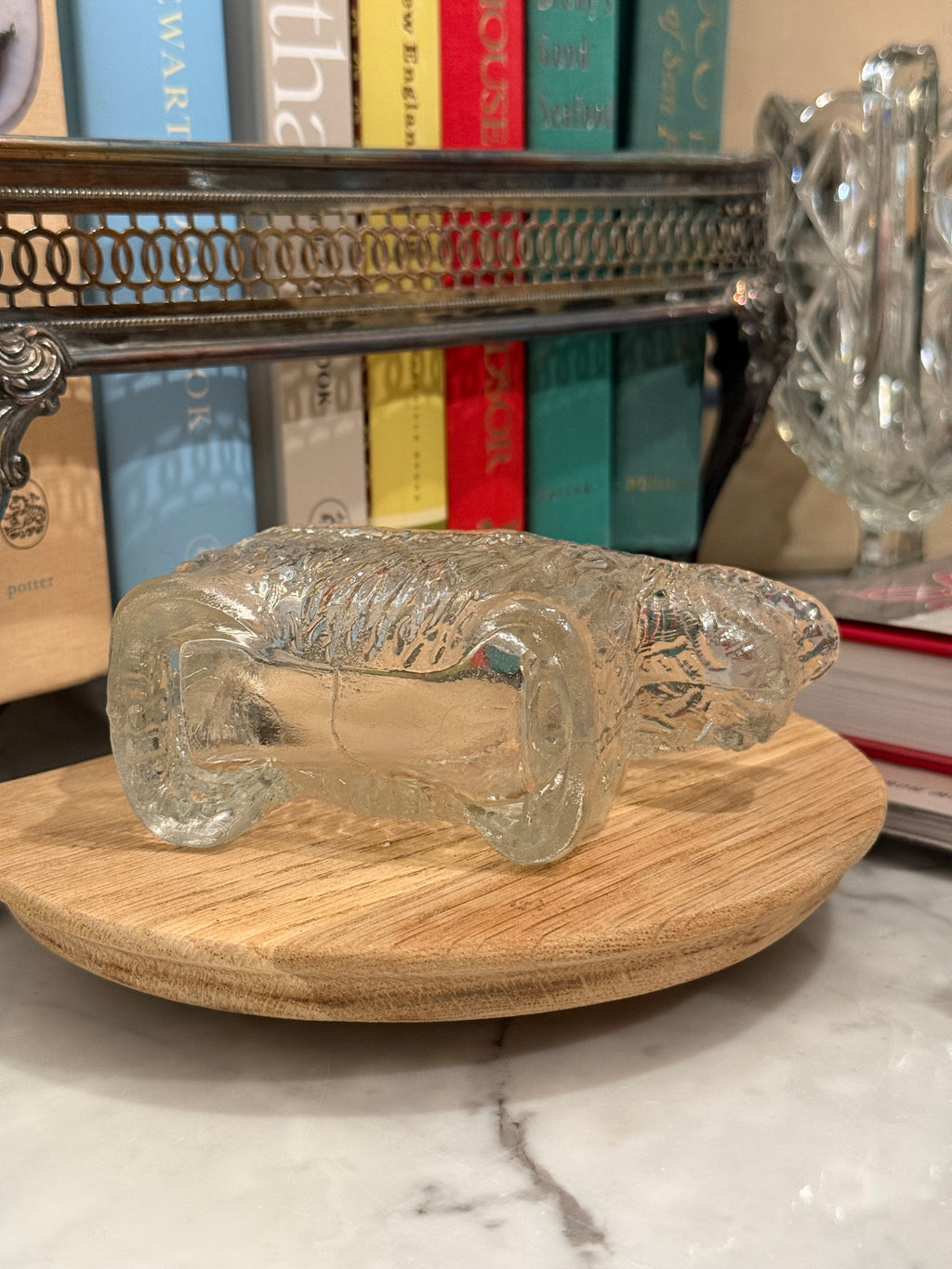 1930s L.E. Smith Glass Scottie Dog Creamer