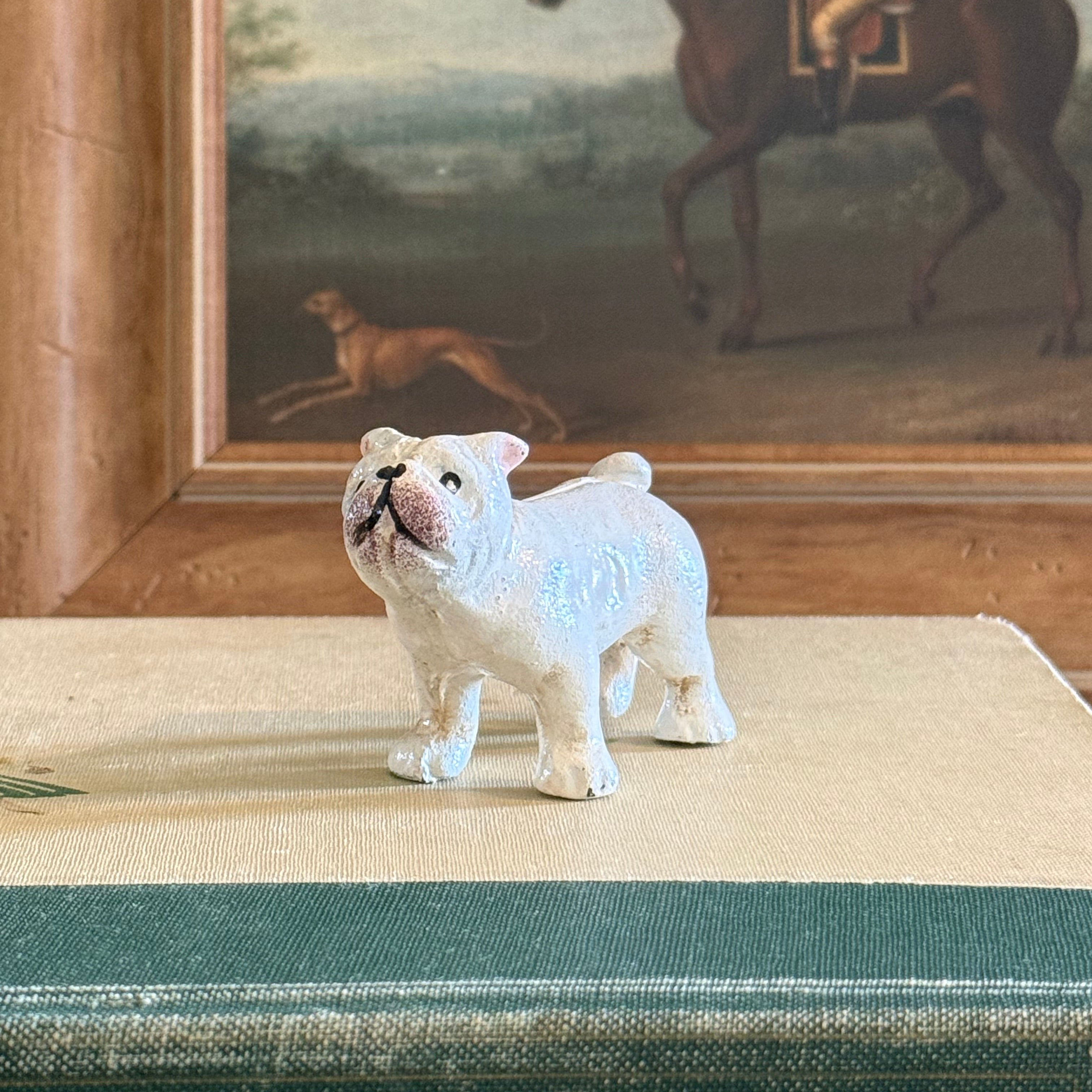 Mini French Bulldog Cast Iron Dog