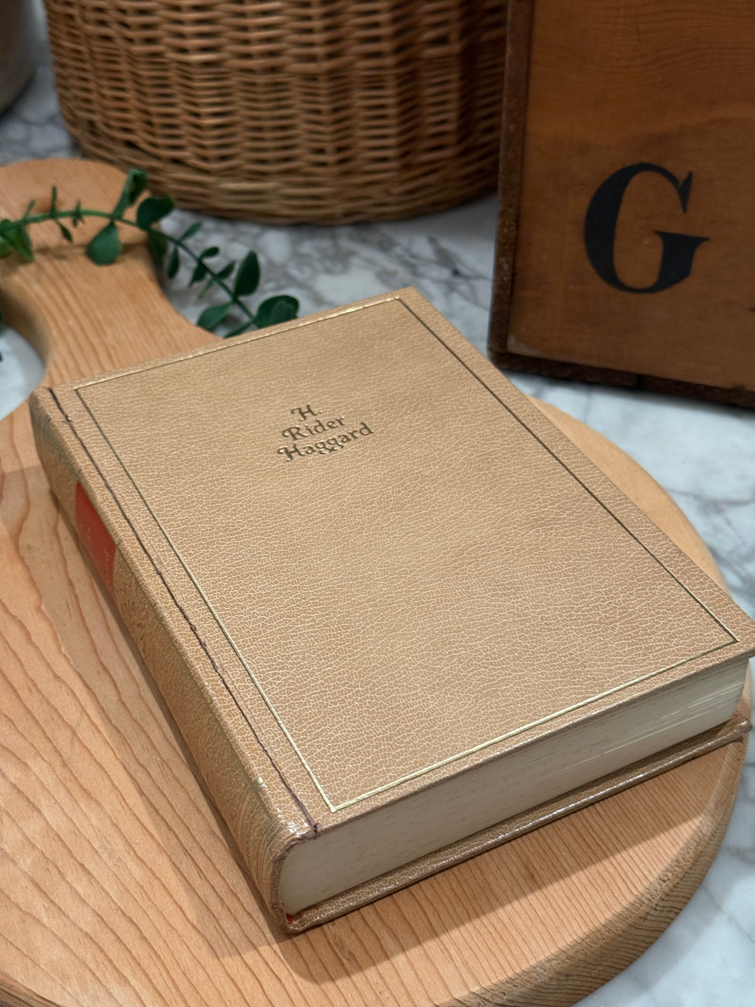 Vintage 1928 Works of Haggard Reader's Volume