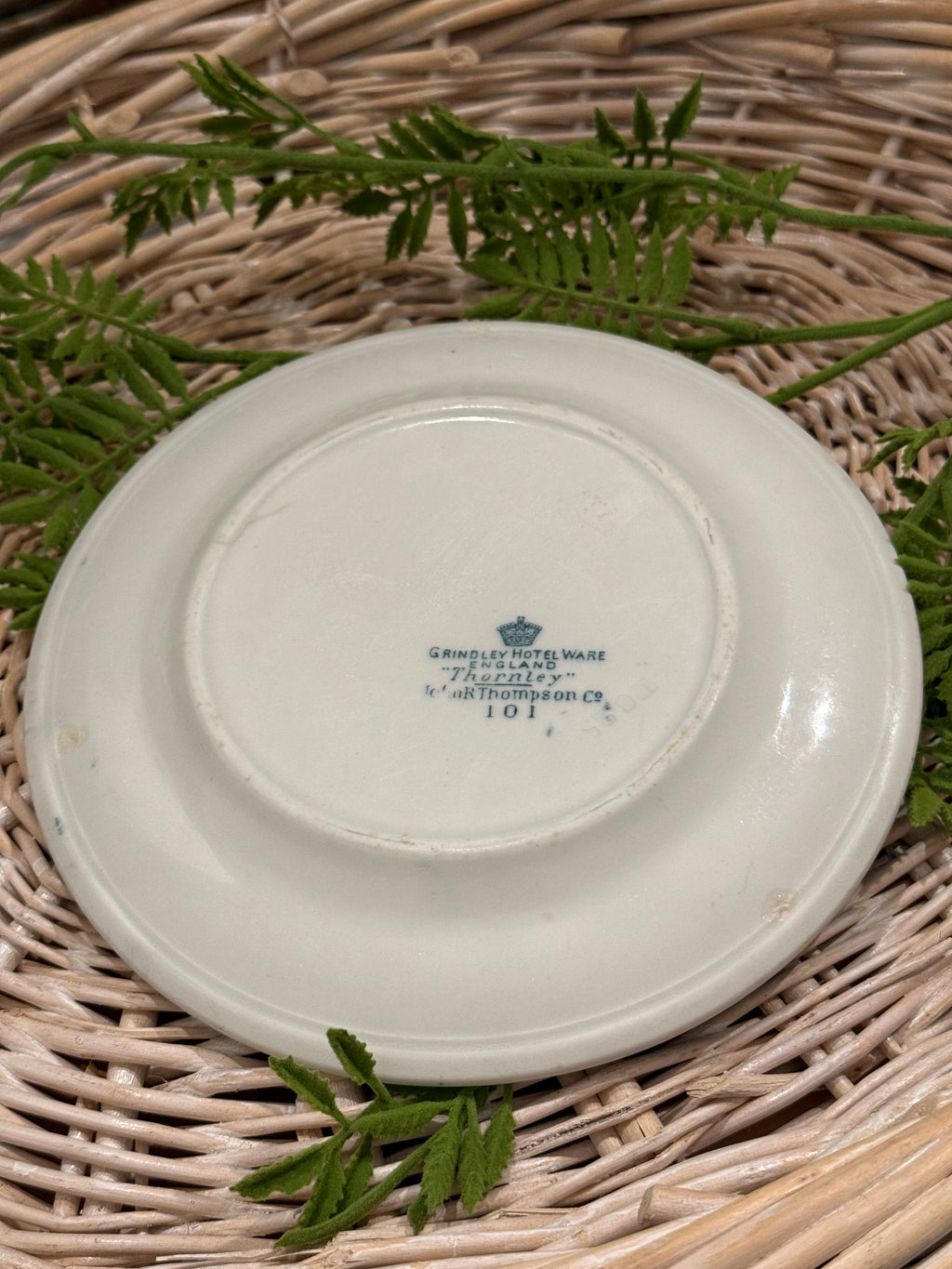 Vintage Grindley Hotel Ware Small Plate - Thornley Pattern Thompson Co