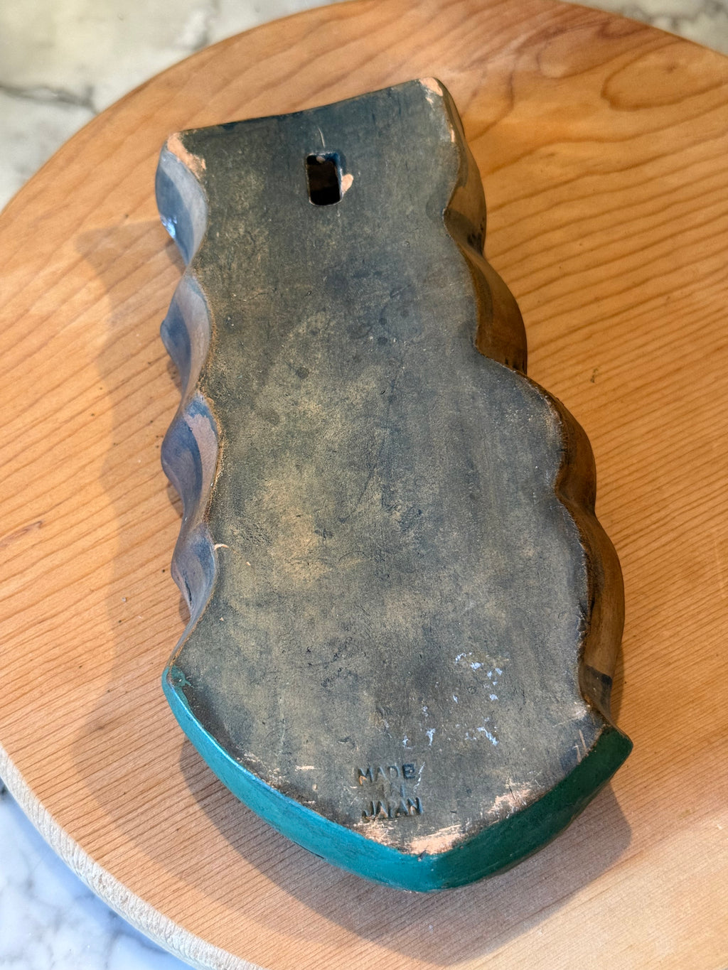 Vintage Ceramic Clipper Ship Wall Pocket