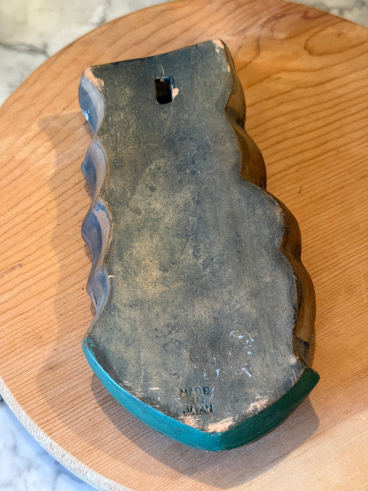 Vintage Ceramic Clipper Ship Wall Pocket